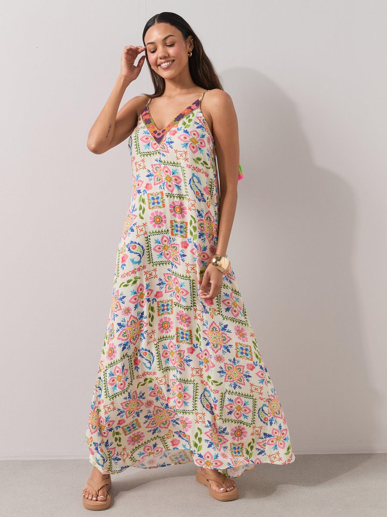 The Very Collection All Over Printed Maxi Beach Dress