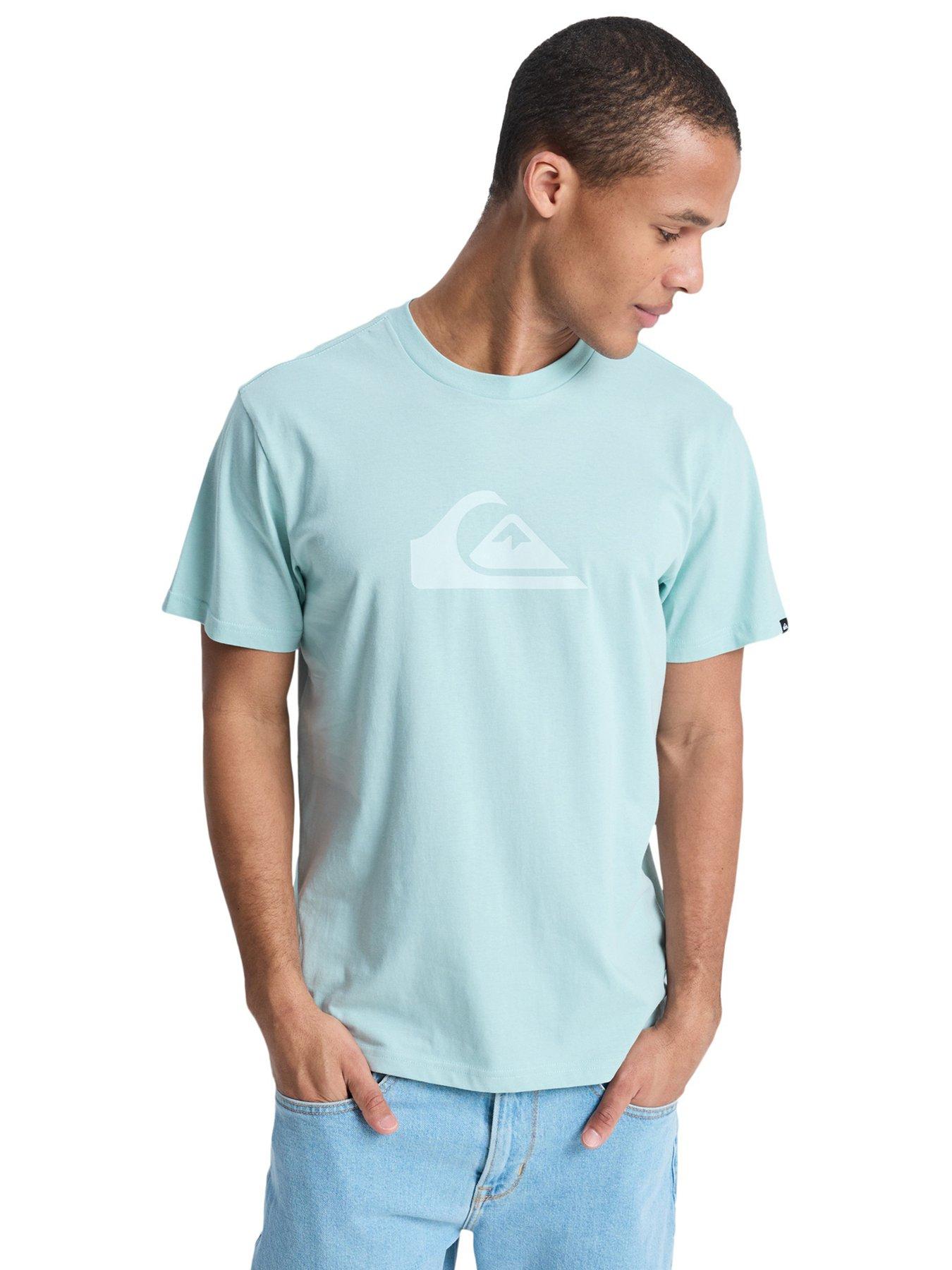 Quiksilver Mens Logo T-Shirt - Blue