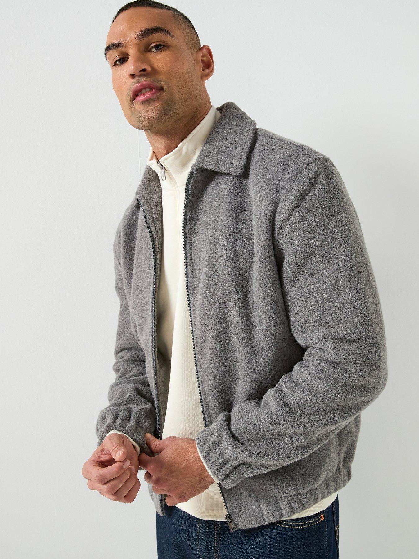 Image 1 of 5 of Mango Bellecz Overshirt - Grey