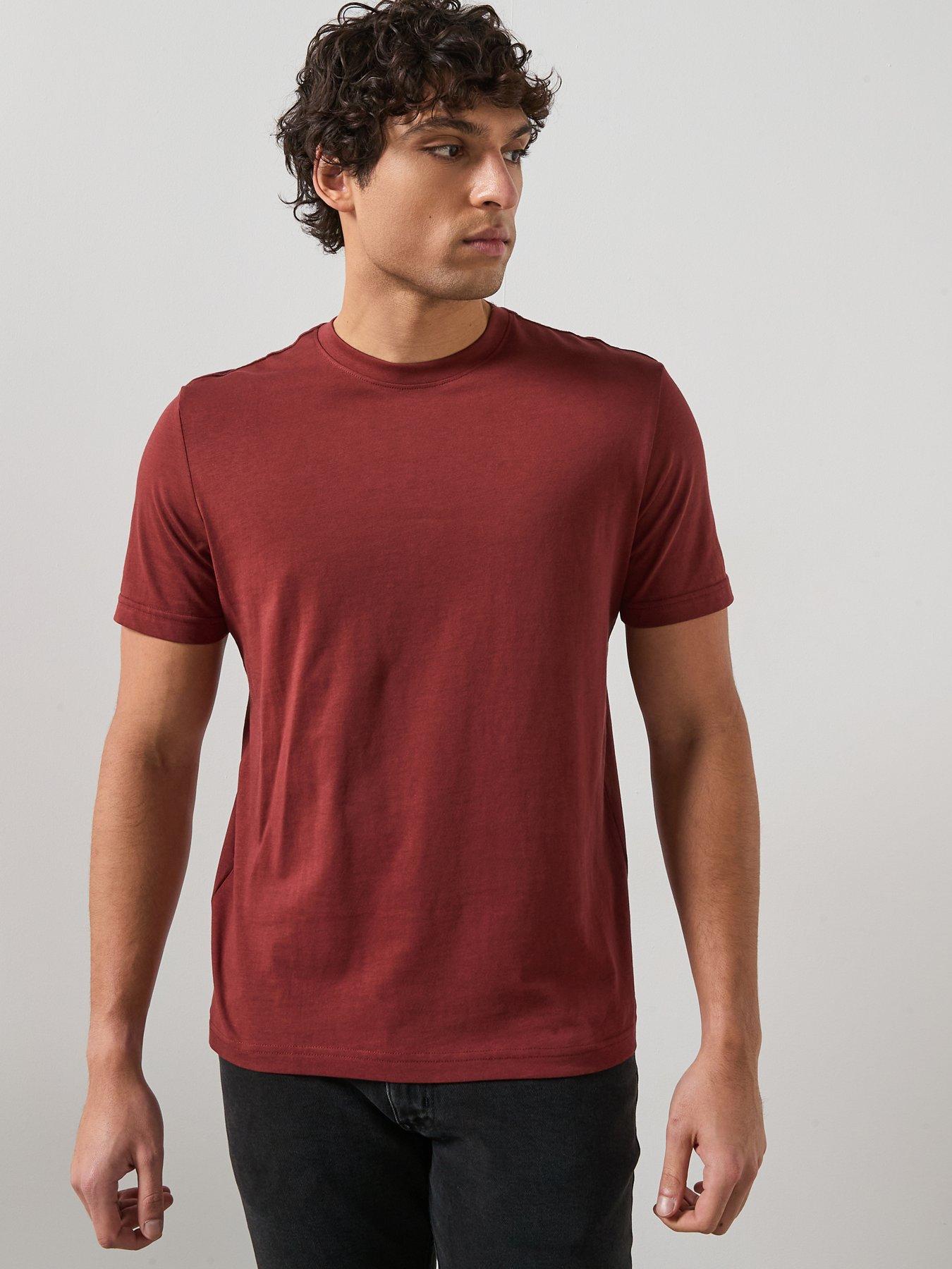 Mango Cherlo Slim Fit T-Shirt - Red