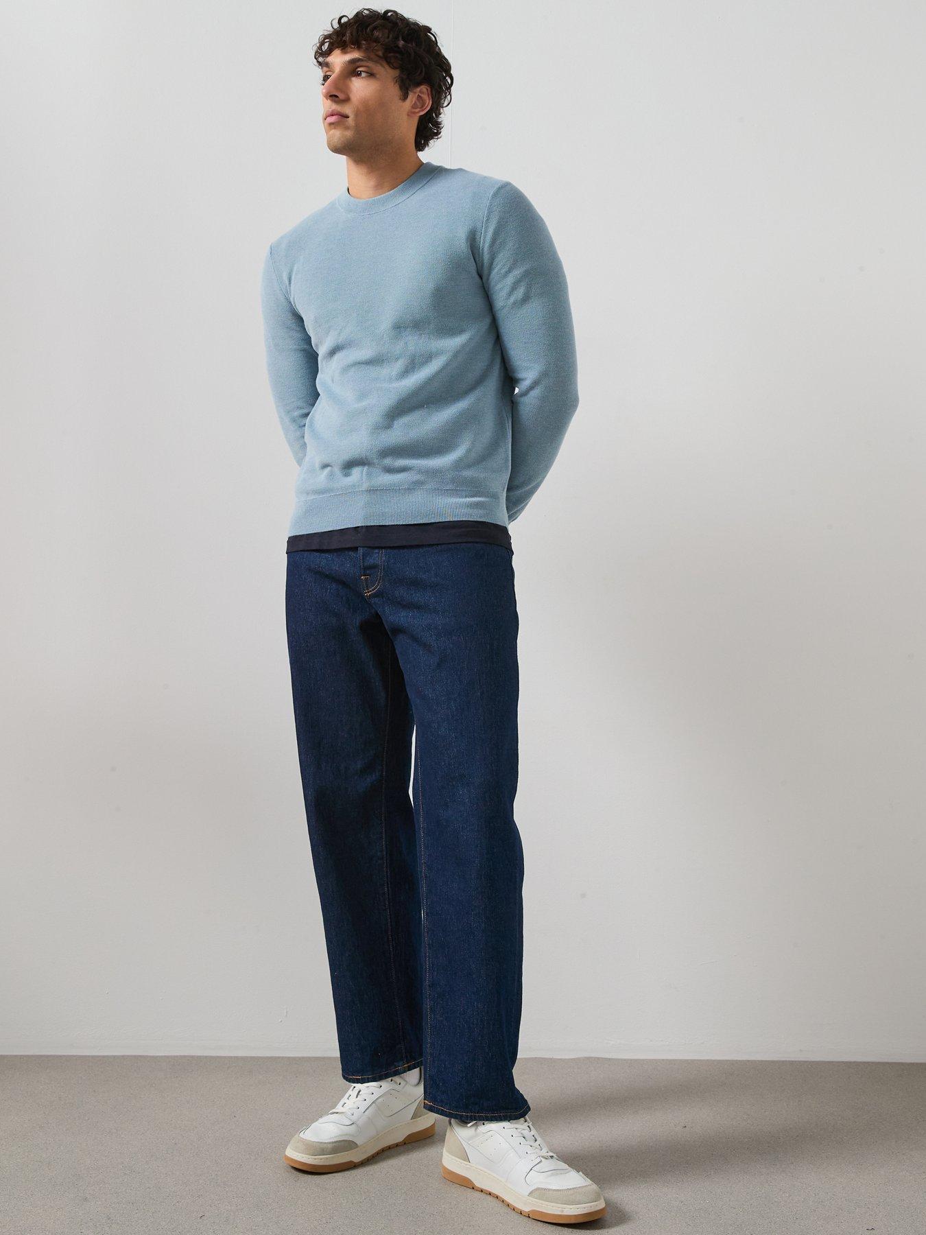  image of mango-ten-sweatshirt-blue