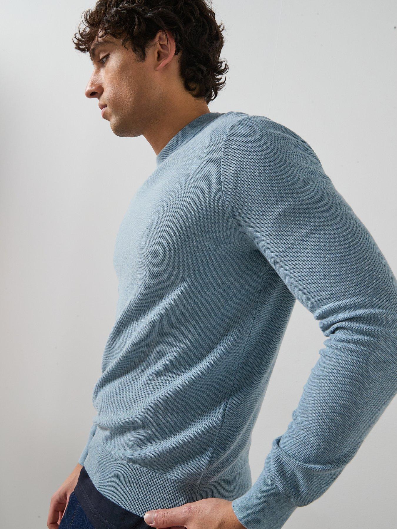  image of mango-ten-sweatshirt-blue
