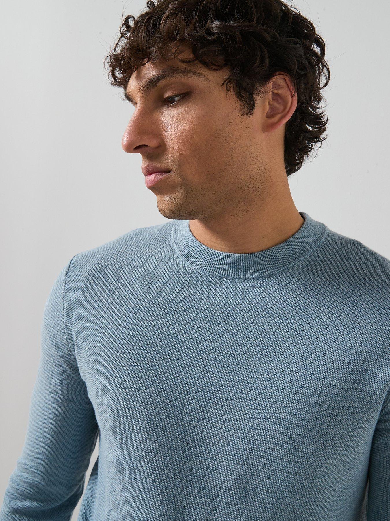  image of mango-ten-sweatshirt-blue