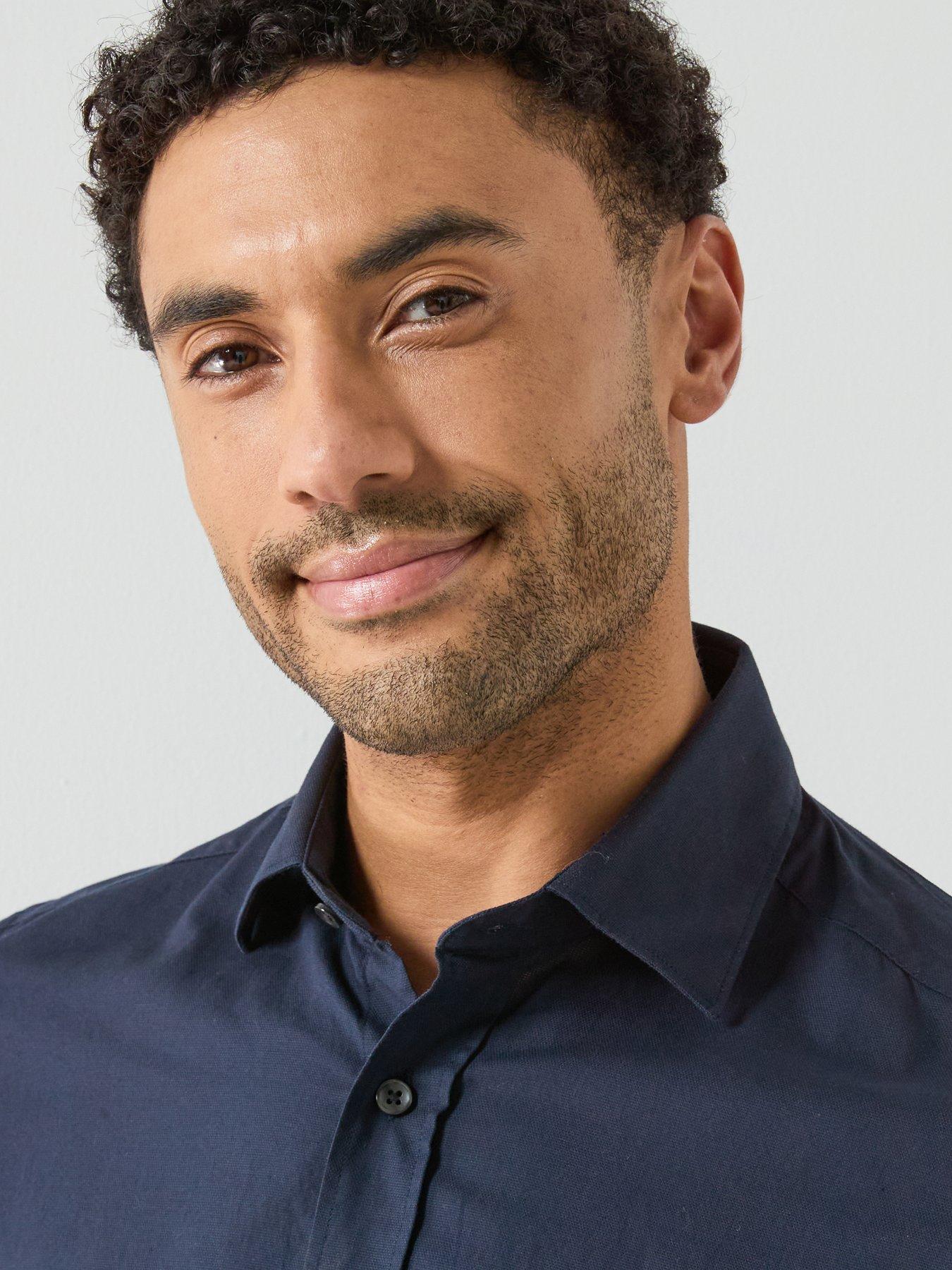  image of mango-zeus-shirt-navy