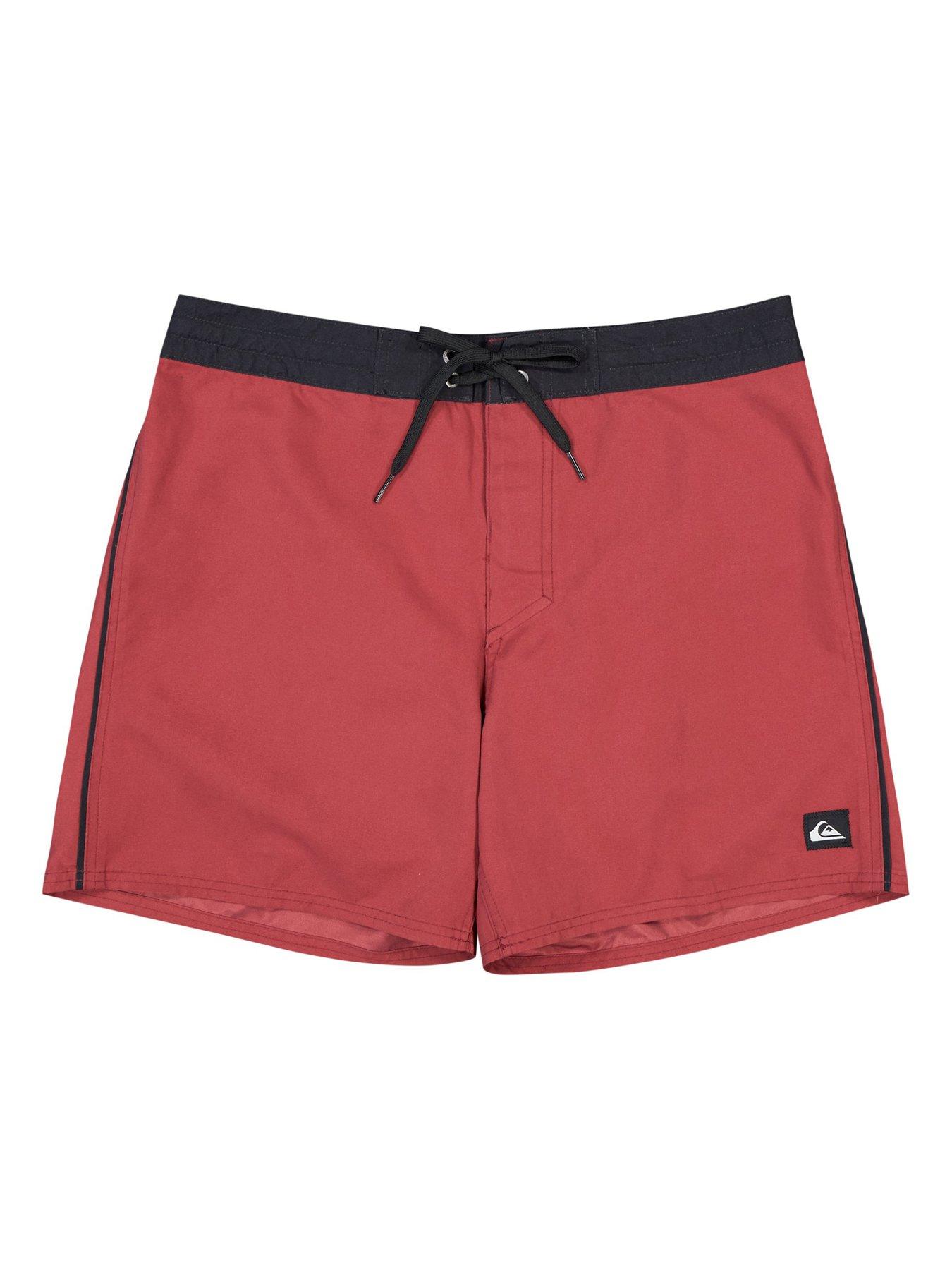 Quiksilver Mens Everyday Half Jam 16-Inch Swim Shorts - Red