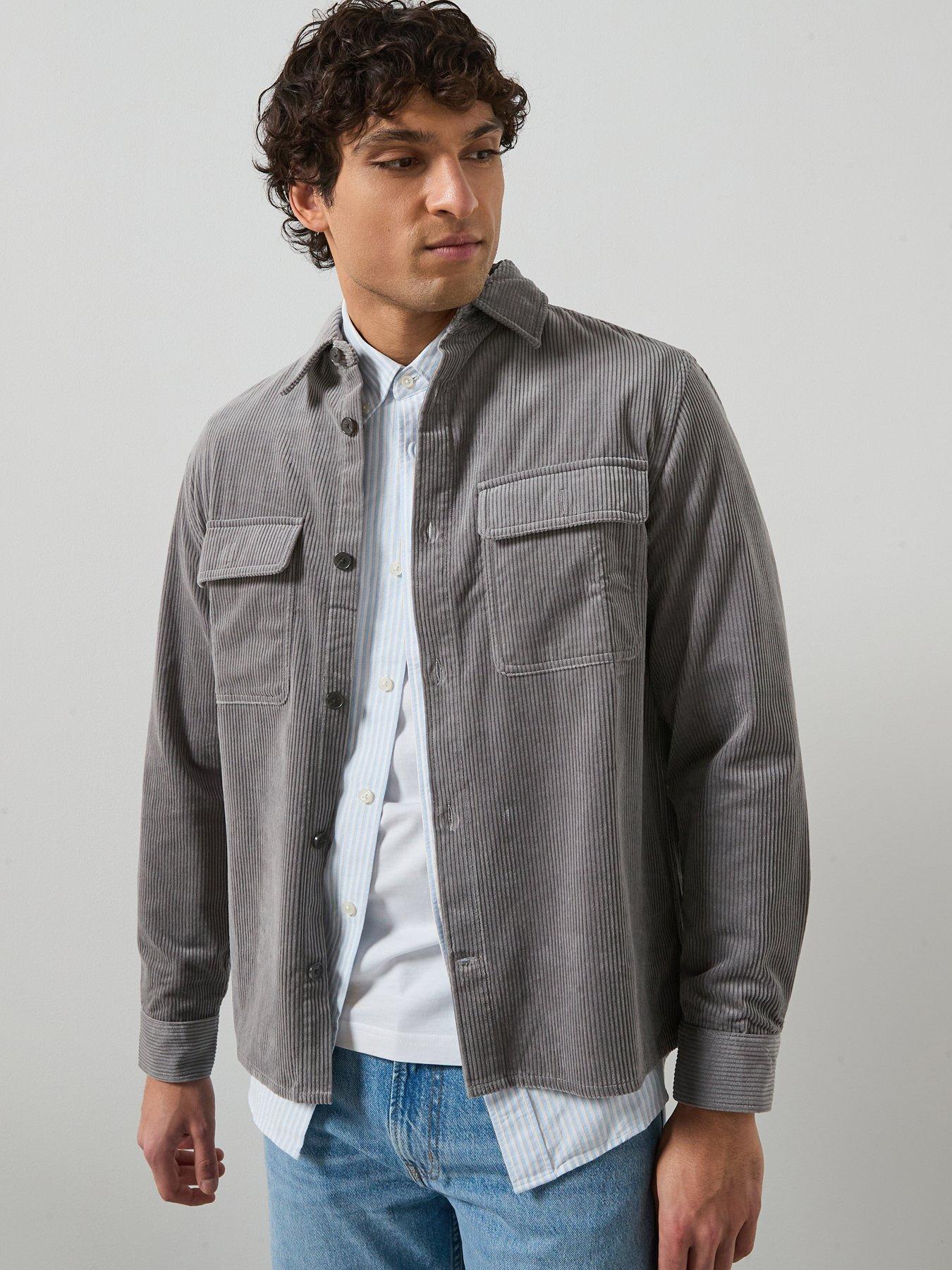  image of mango-pietro-jacket-with-pockets-grey