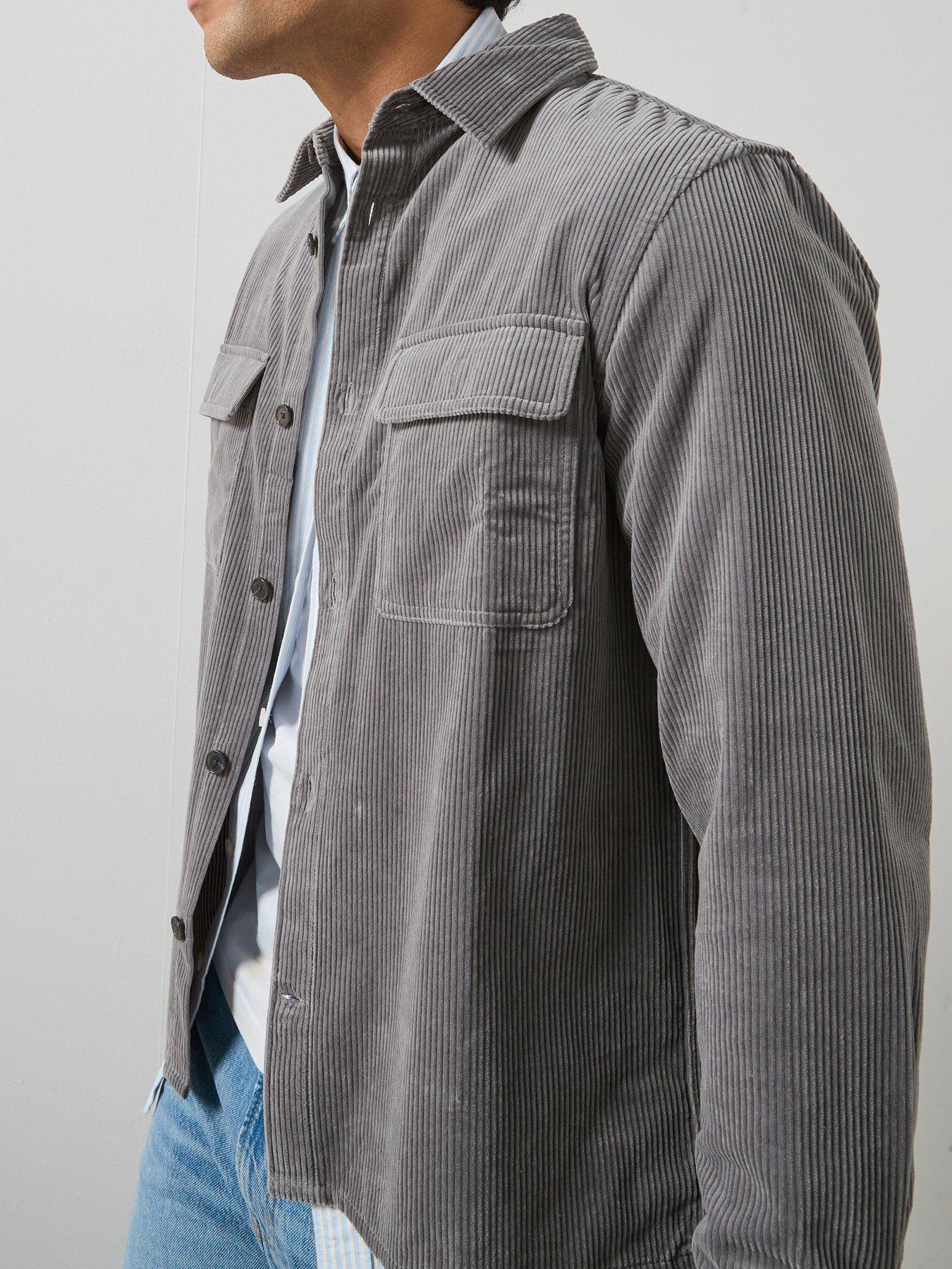  image of mango-pietro-jacket-with-pockets-grey