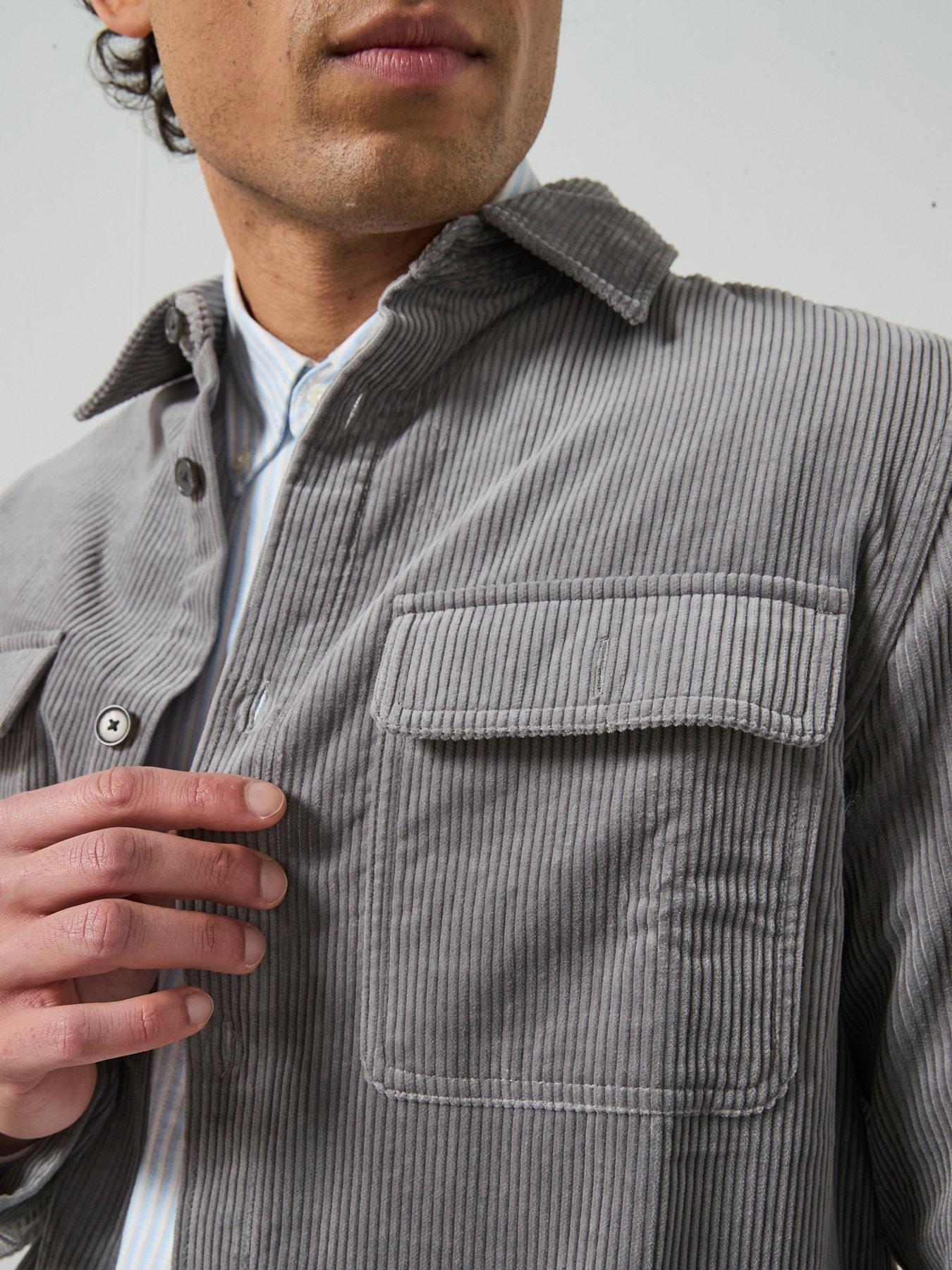  image of mango-pietro-jacket-with-pockets-grey