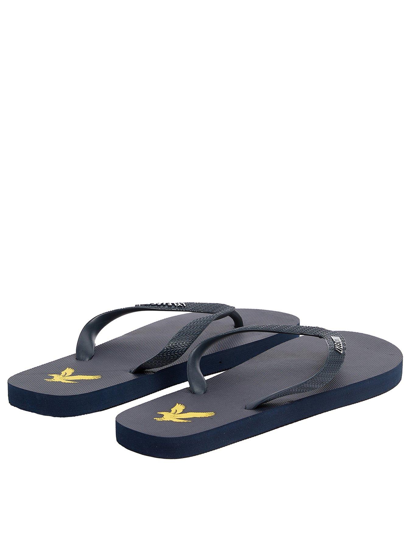 Image 3 of 4 of Lyle & Scott Flip Flops - Navy