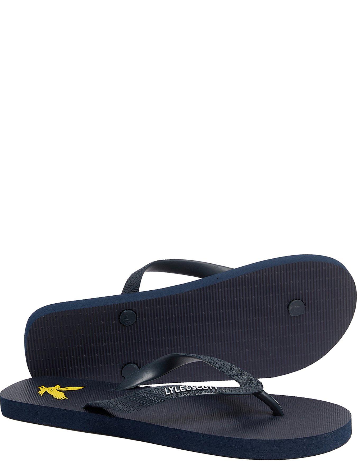 Image 4 of 4 of Lyle & Scott Flip Flops - Navy