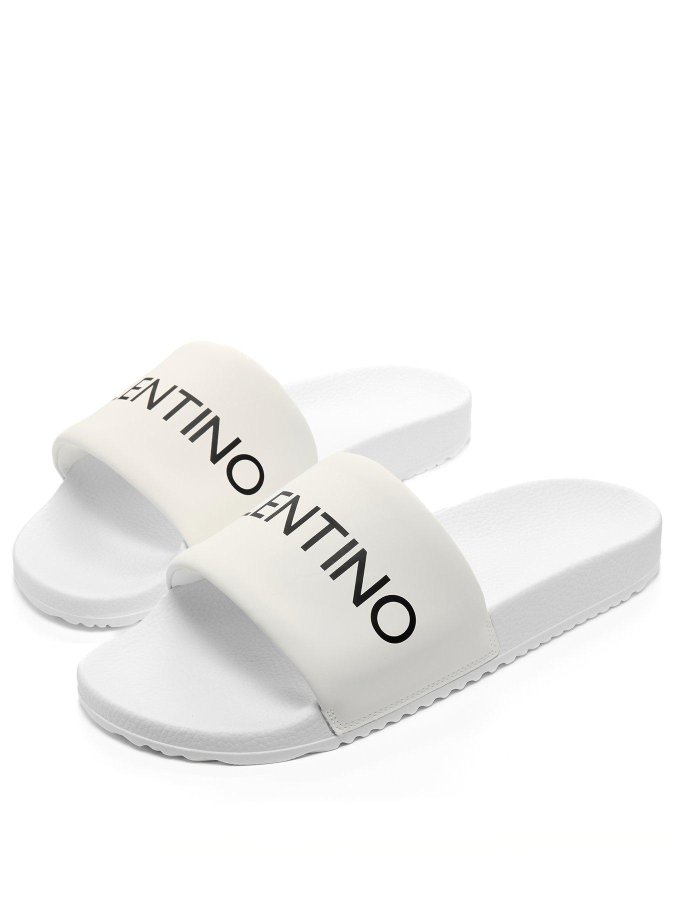 Image 2 of 7 of Valentino Sliders - White/Black