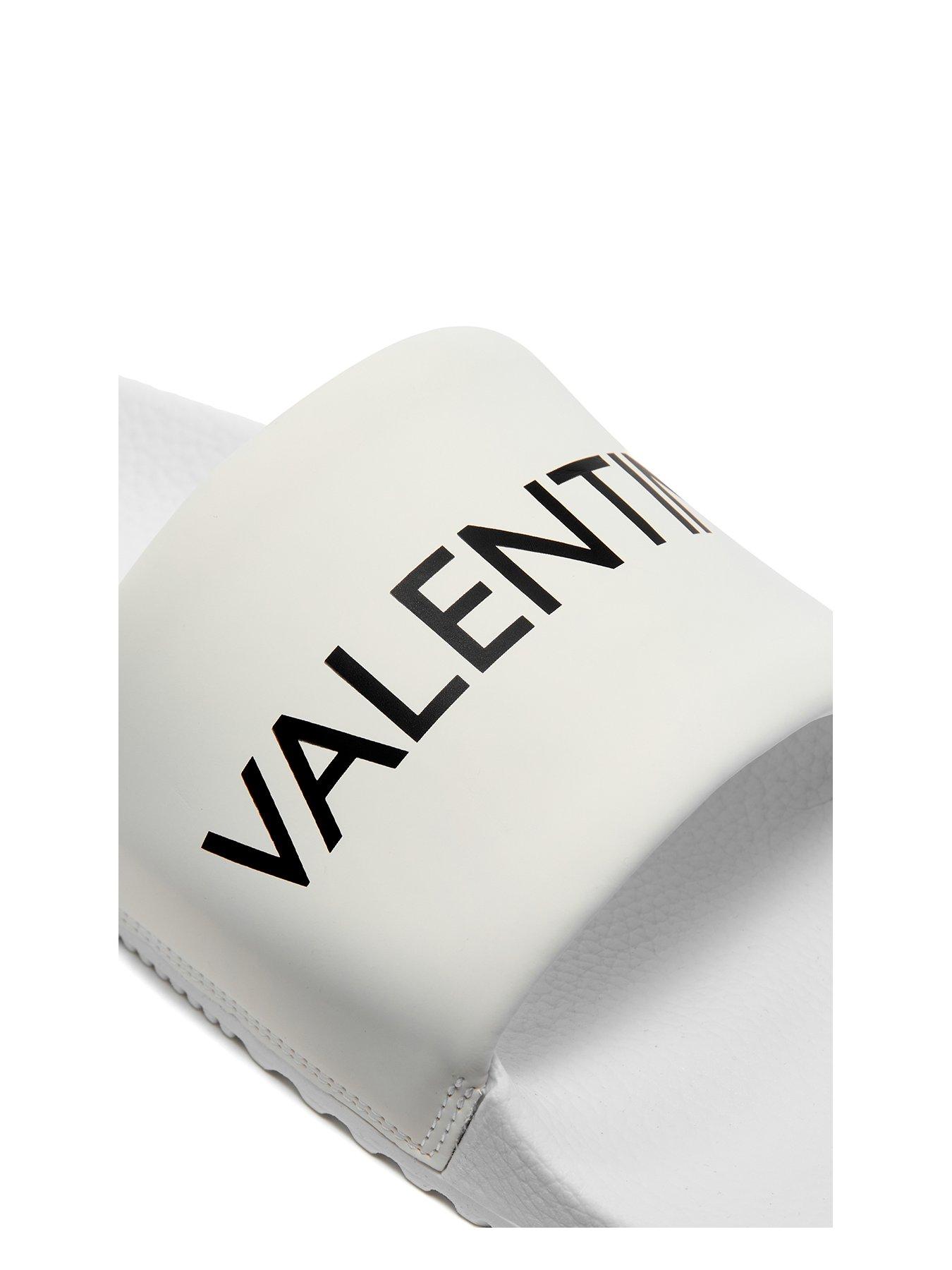 Image 5 of 7 of Valentino Sliders - White/Black