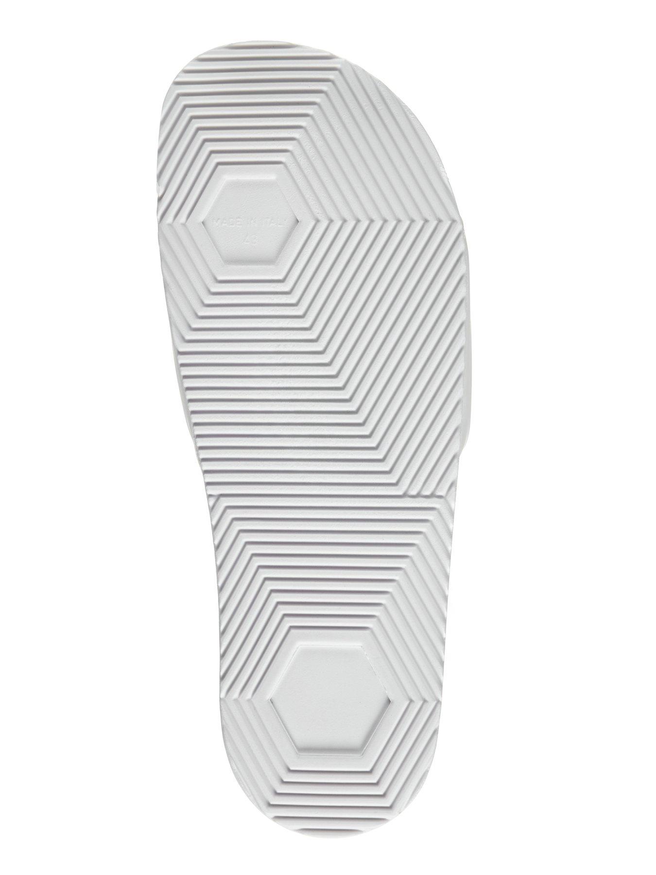 Image 6 of 7 of Valentino Sliders - White/Black