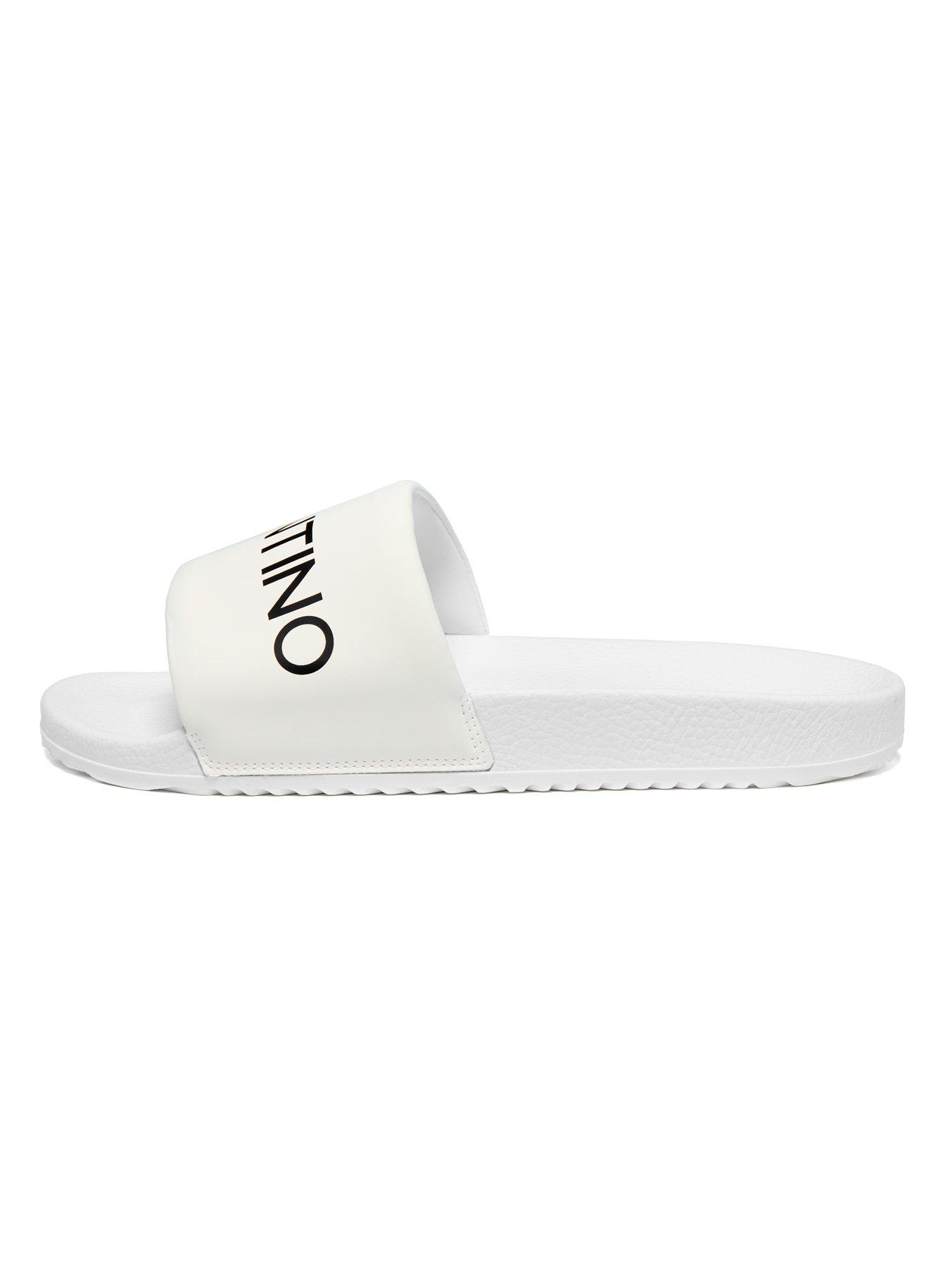 Image 7 of 7 of Valentino Sliders - White/Black