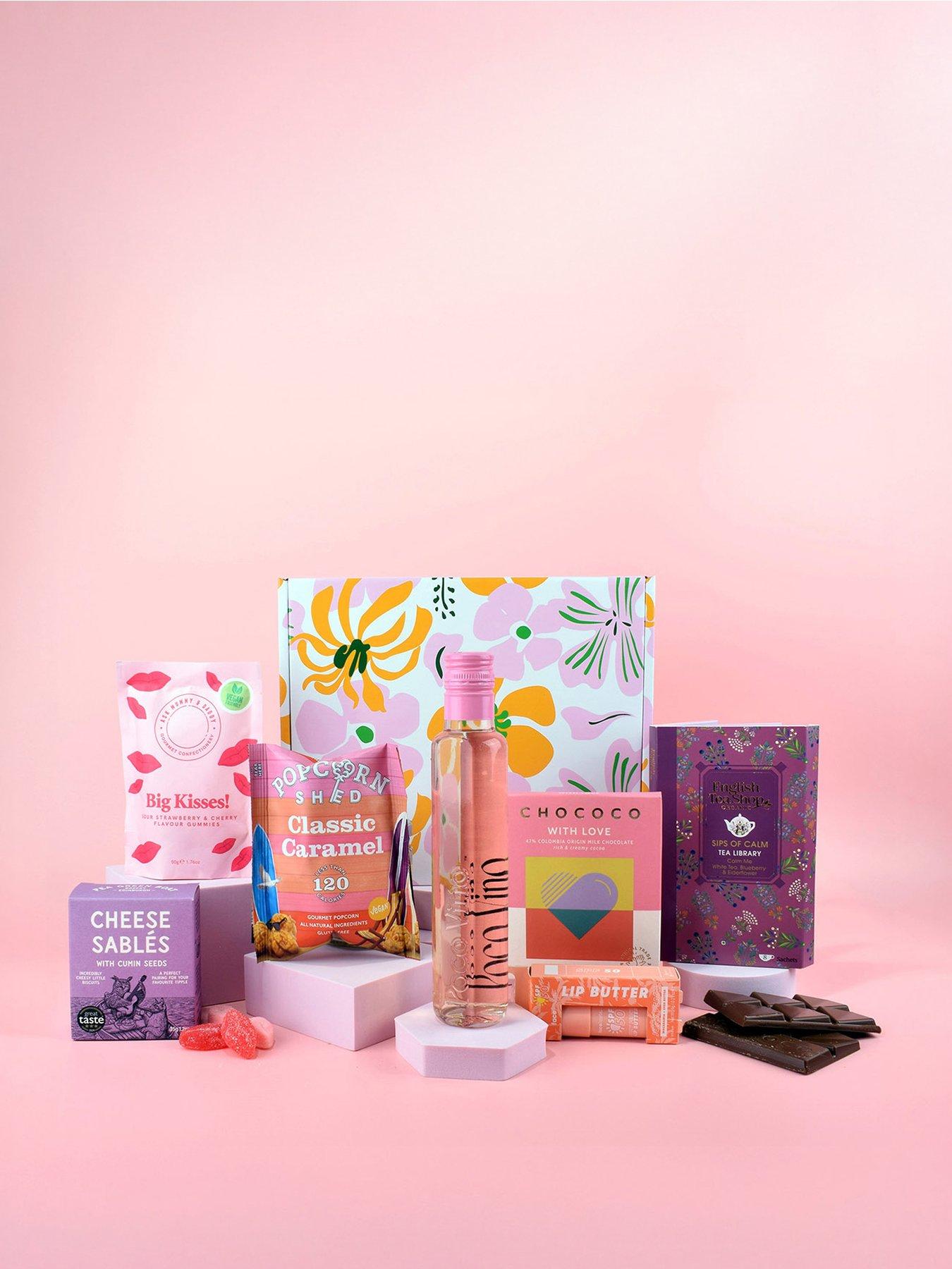 Spicers Of Hythe Sweet Treats with Wine Gift Set