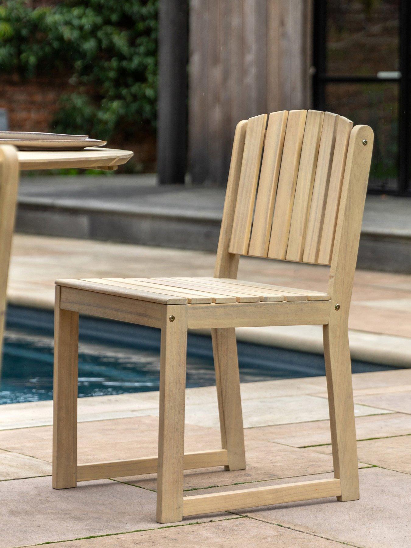 Gallery Direct Set 2 Rialto Outdoor Dining Chair