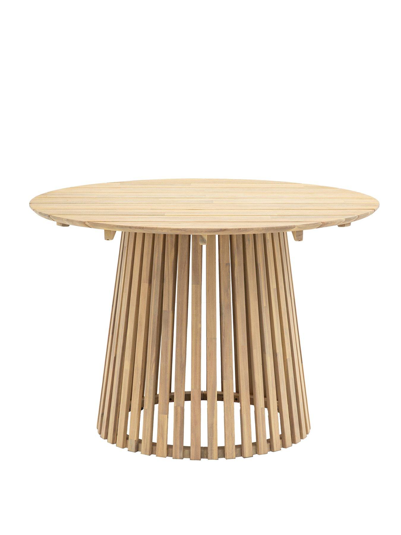 Image 2 of 4 of Gallery Direct Rialto Outdoor 4 Seater Dining Round Table