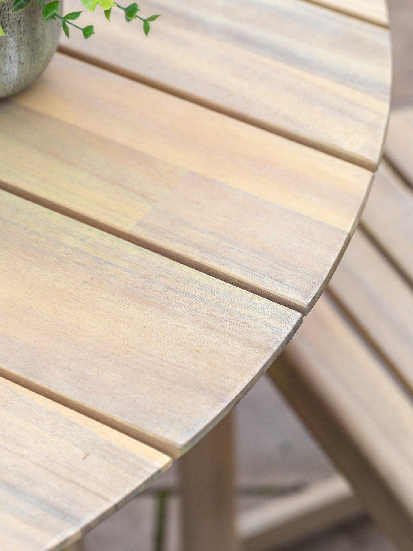 Image 4 of 4 of Gallery Direct Rialto Outdoor 4 Seater Dining Round Table