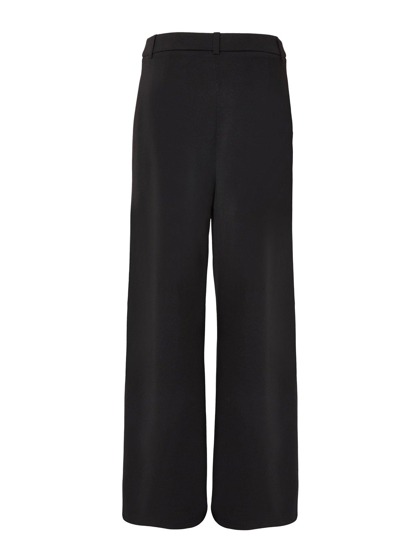  image of quiz-black-high-waisted-trousers