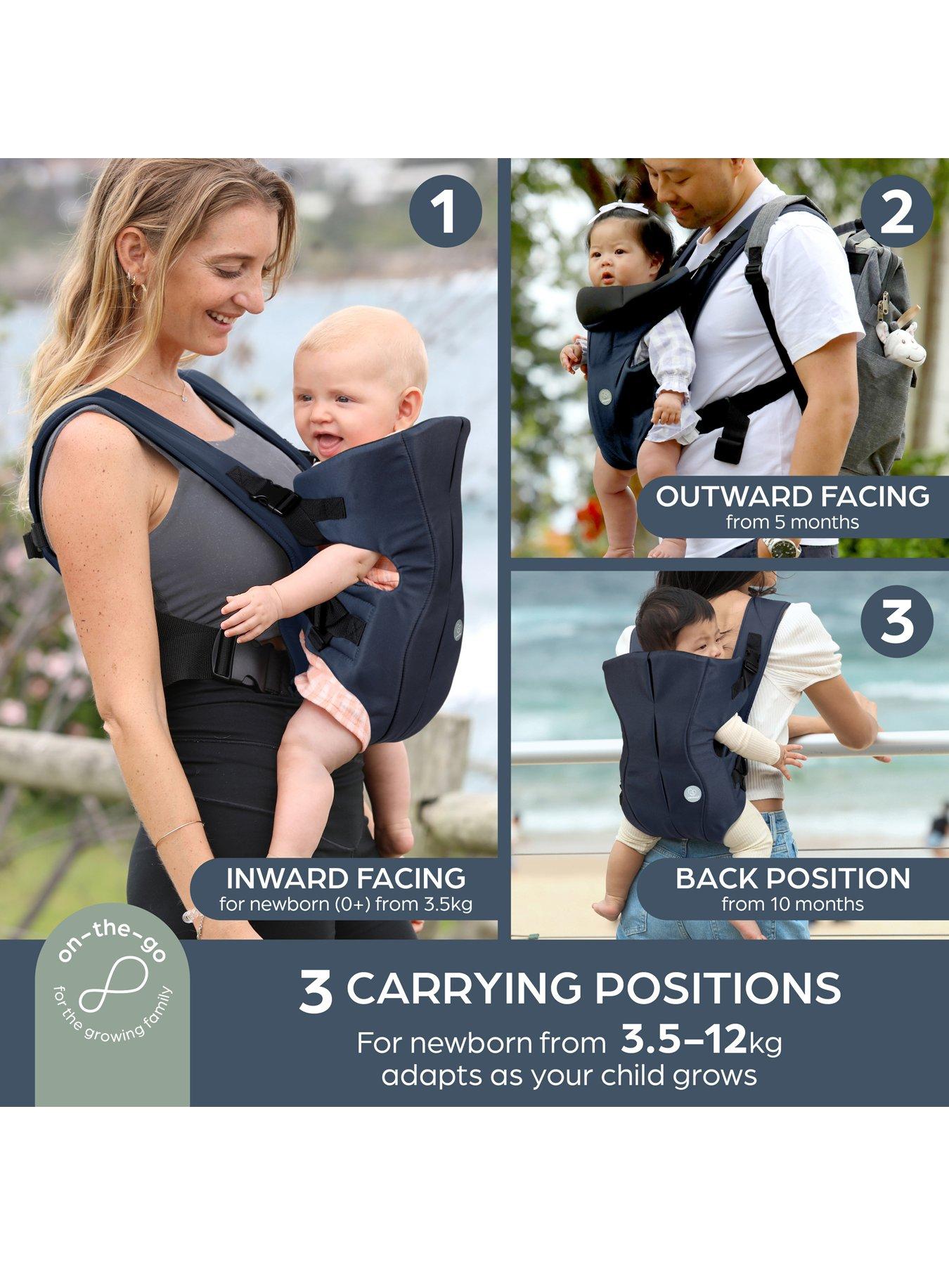 Dreambaby On-The-Move 3 Positions Baby Carrier - Navy