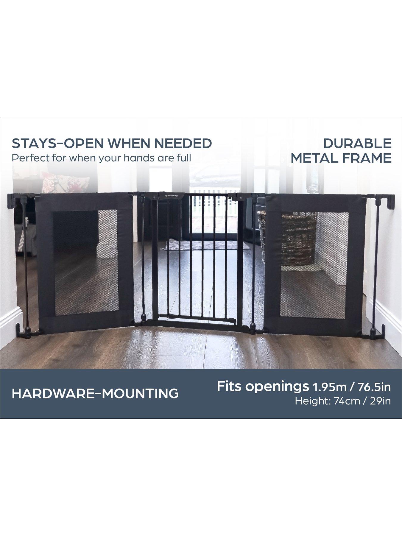 Dreambaby Endeavour Mesh  &  Metal Flexible Gate (85-195cm)