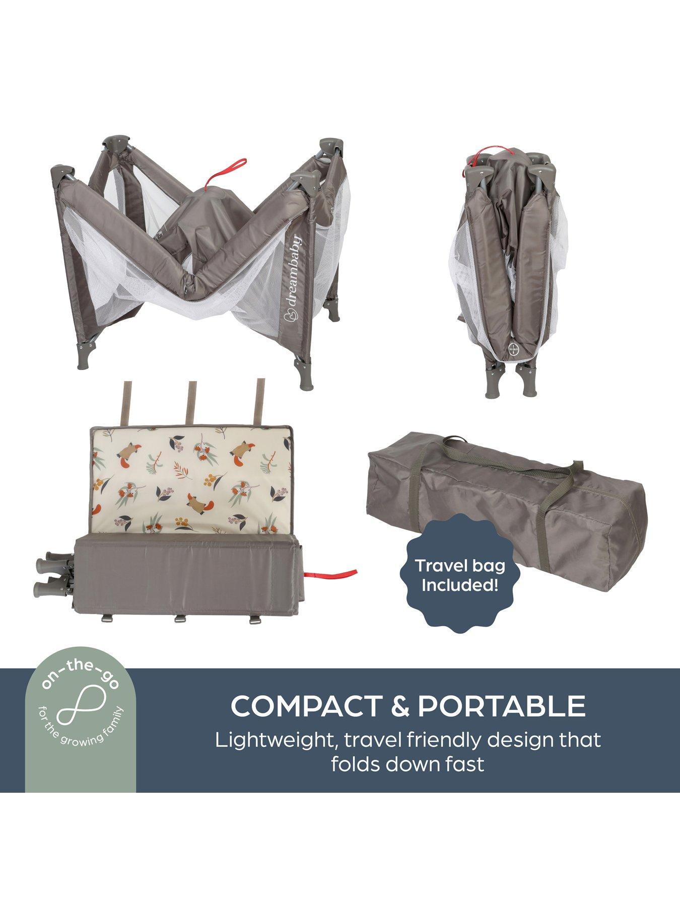  image of dream-baby-quest-travel-cot-platypus-120x60cm