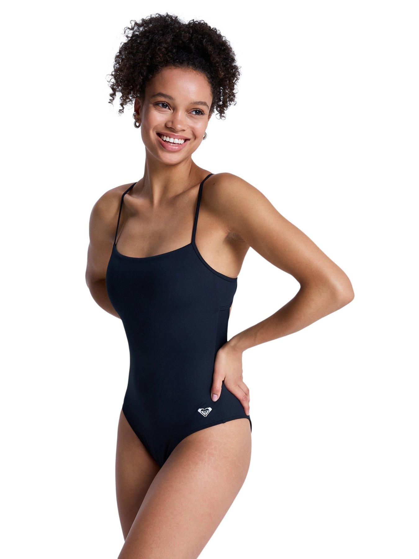 Image 4 of 4 of Roxy Womens Essentials Swimsuit - Black