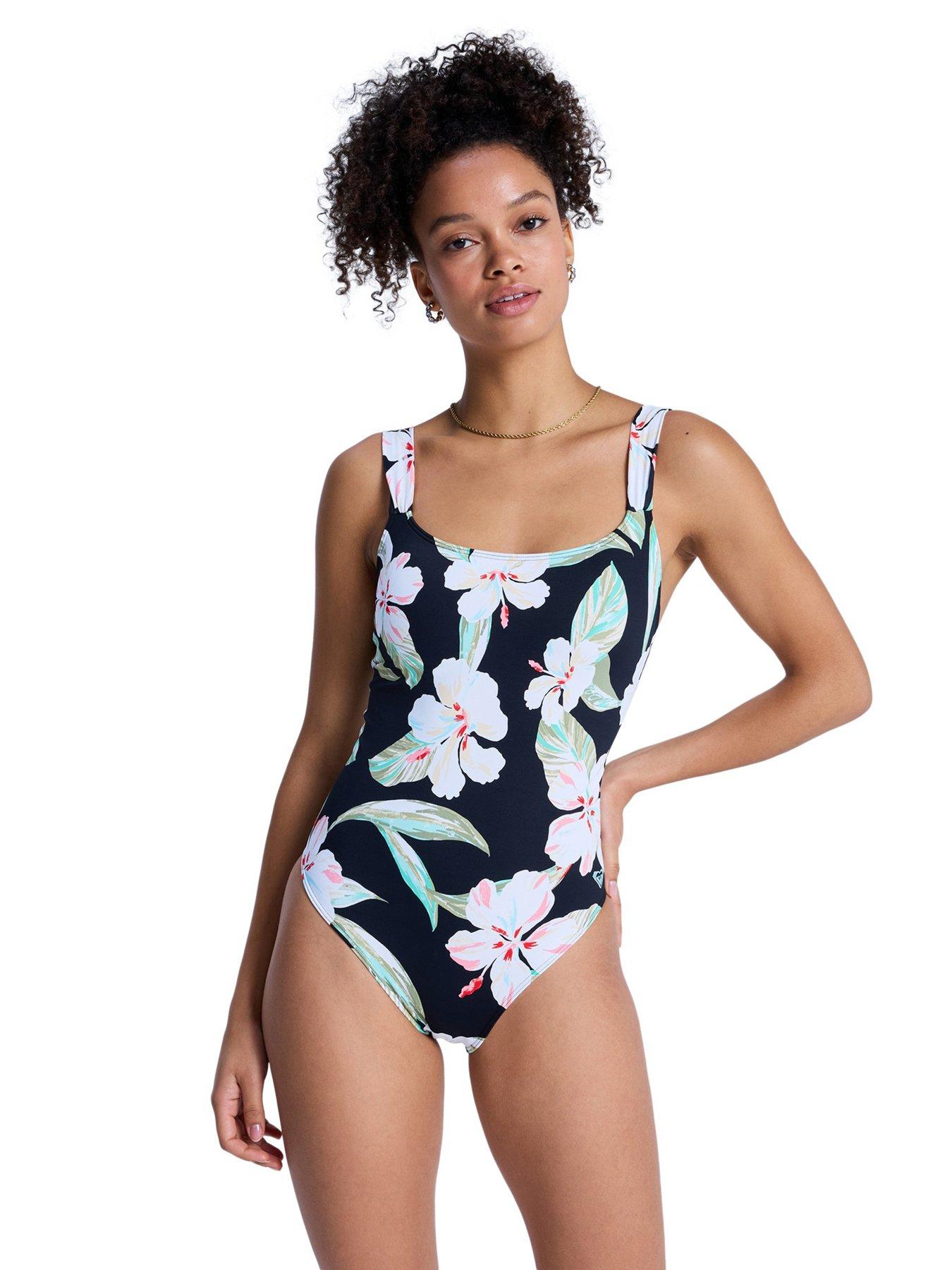 Image 1 of 6 of Roxy Womens Essentials Swimsuit - Black