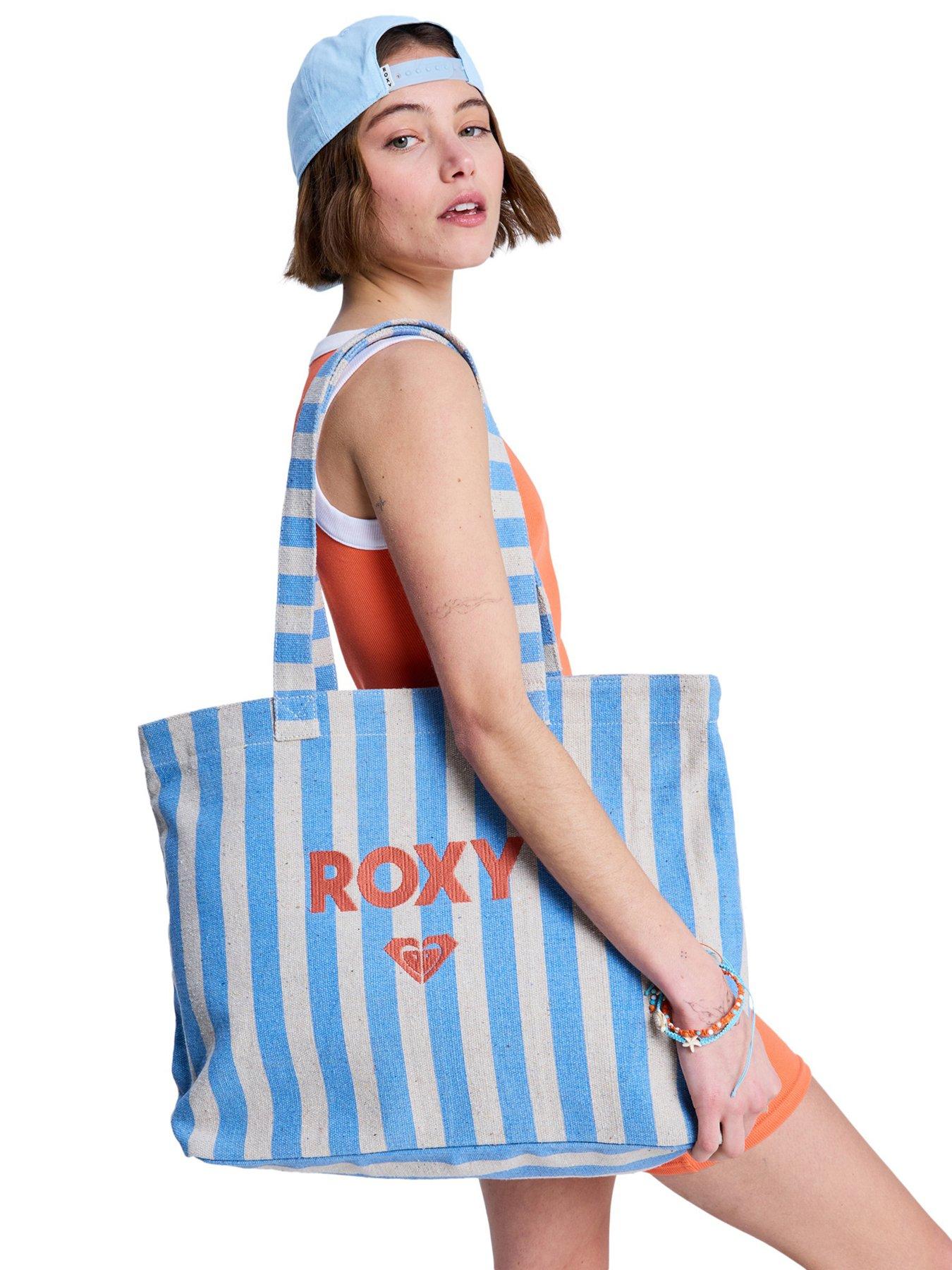 Image 1 of 4 of Roxy Womens Fairy Mist Beach Tote Bag - Blue