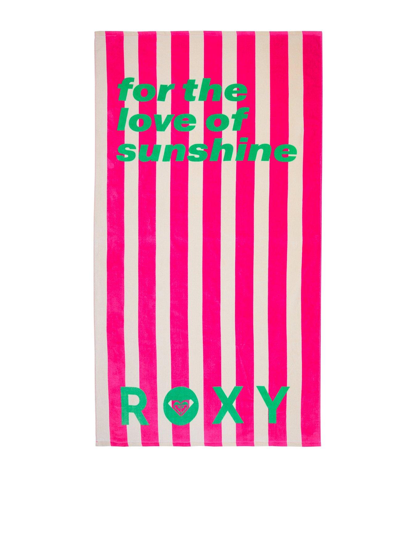 Roxy Womens Trouble In Town Beach Towel - Pink