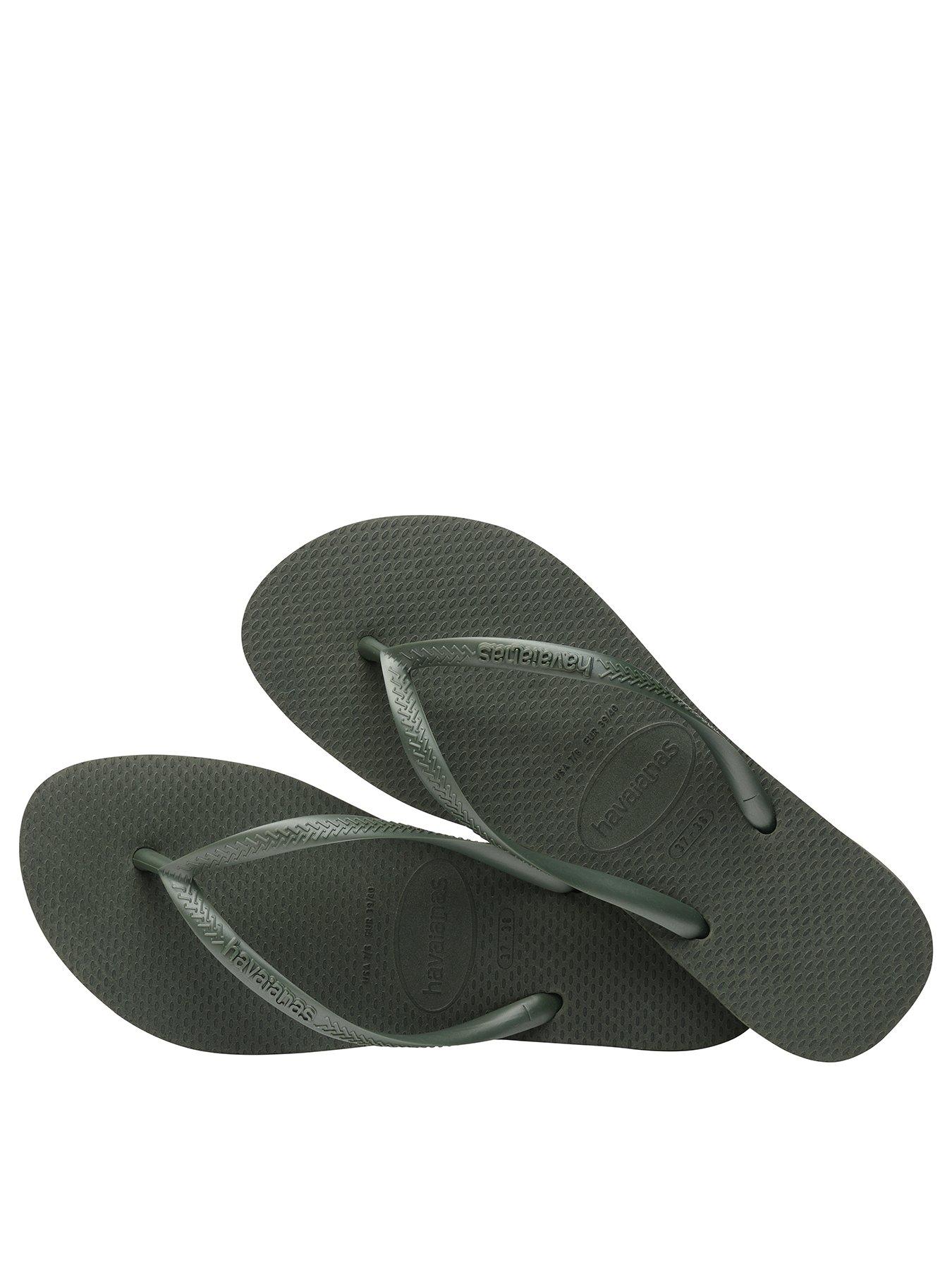 Image 3 of 5 of Havaianas Slim Flip Flop - Green Olive