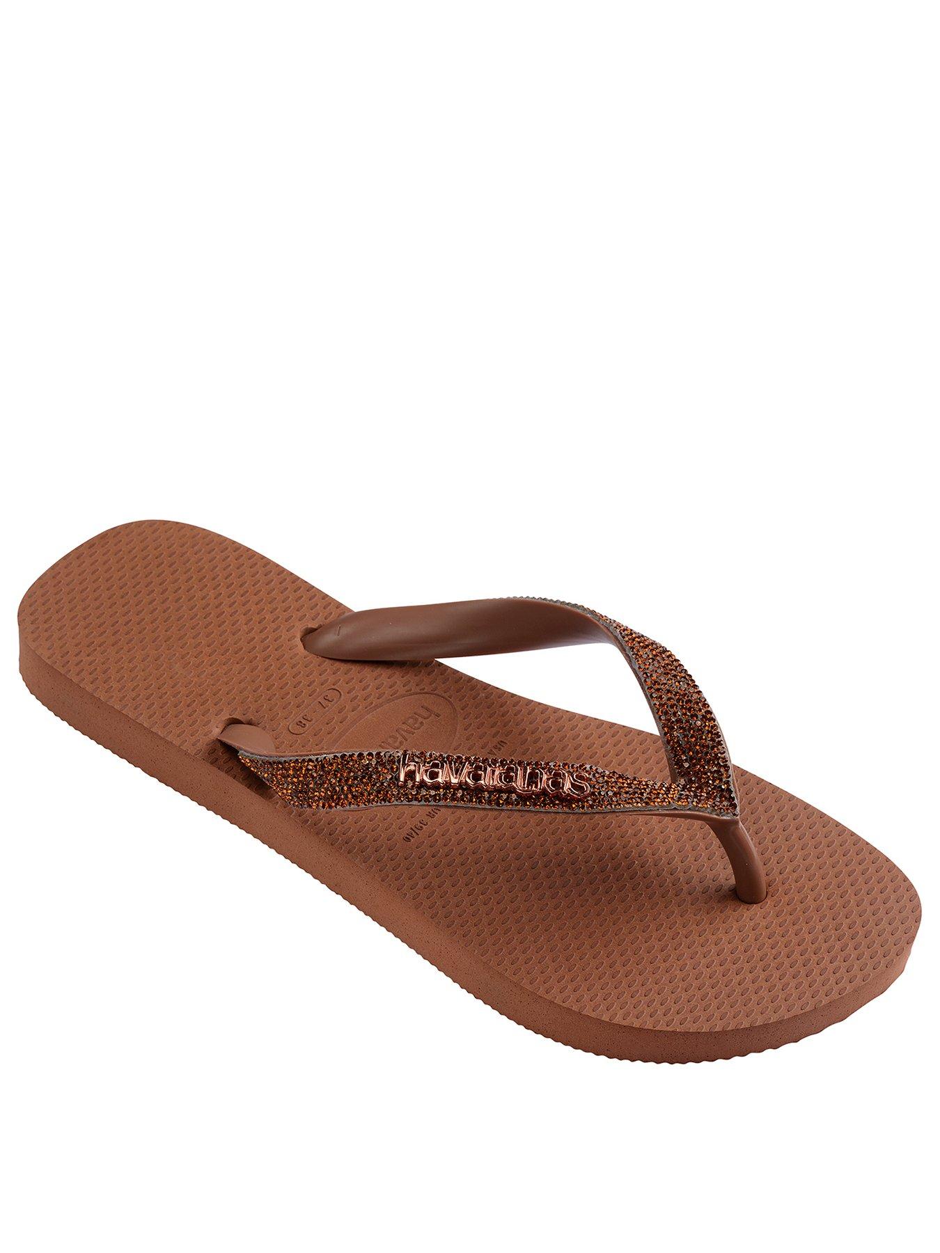 Image 2 of 6 of Havaianas Top Glow Flip Flop - Rust