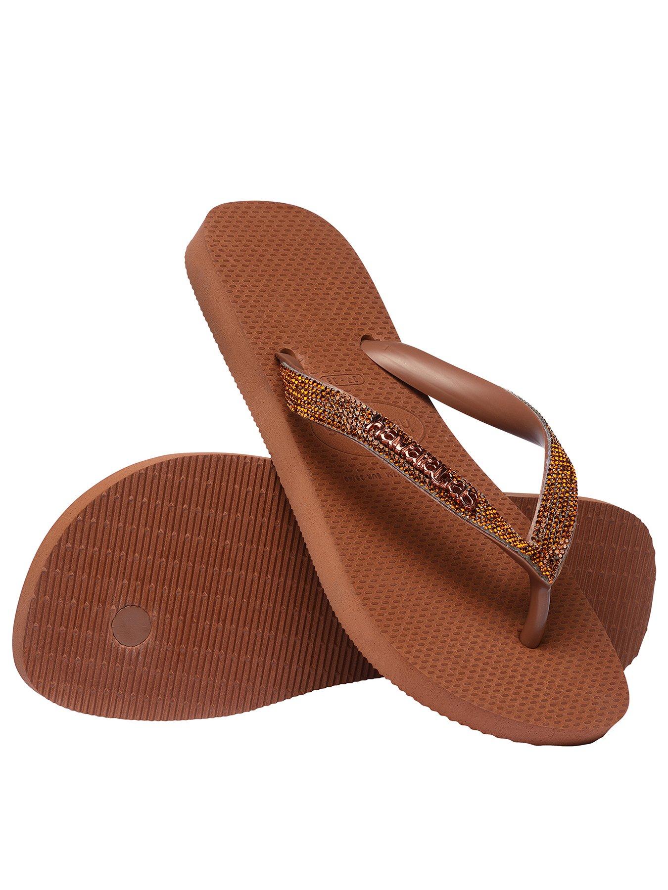 Image 3 of 6 of Havaianas Top Glow Flip Flop - Rust