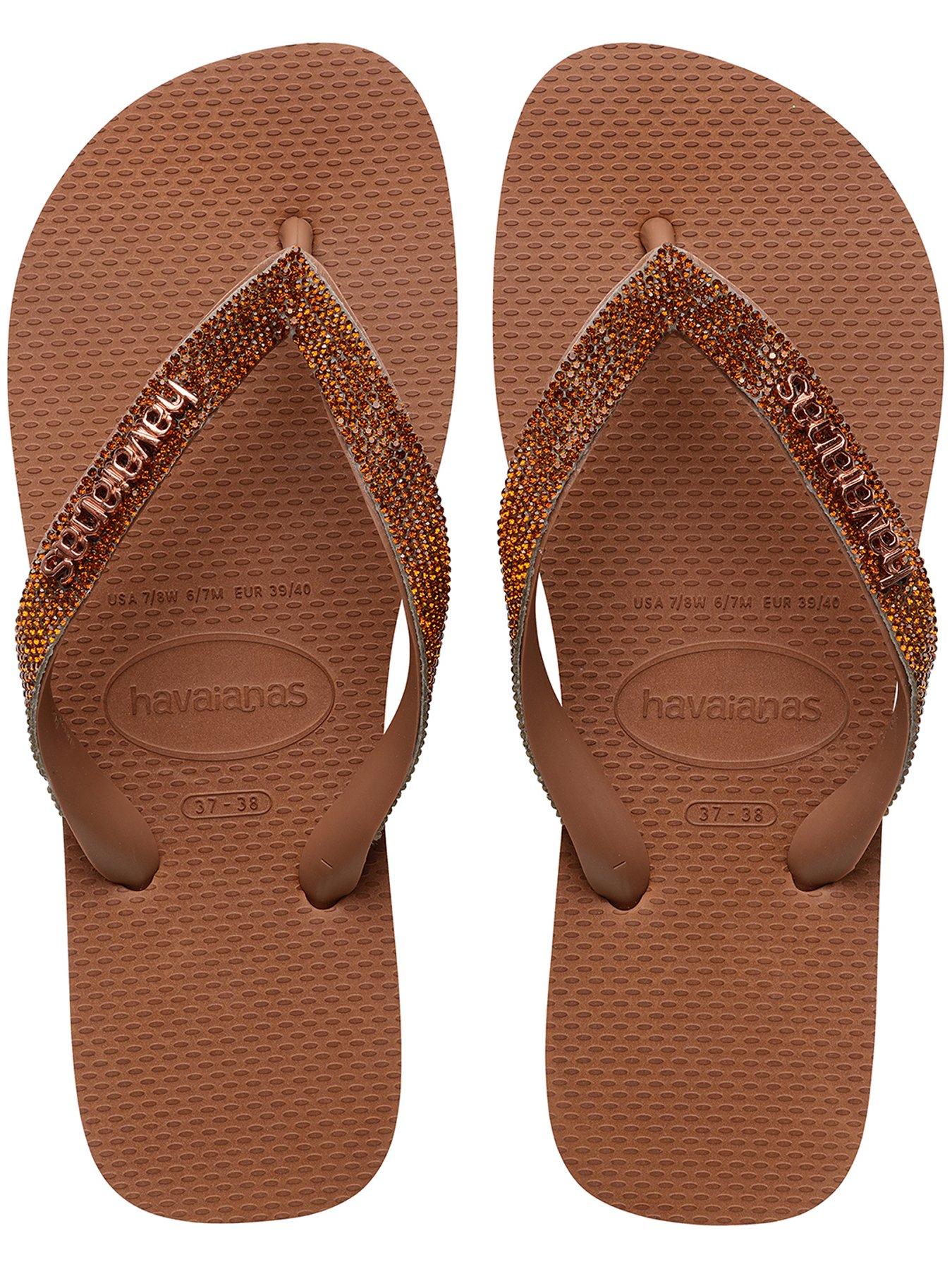 Image 4 of 6 of Havaianas Top Glow Flip Flop - Rust