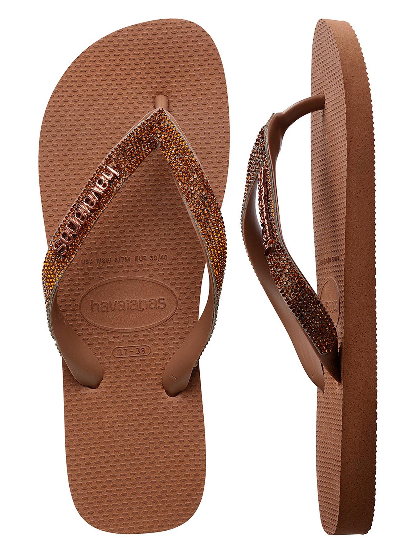 Image 5 of 6 of Havaianas Top Glow Flip Flop - Rust
