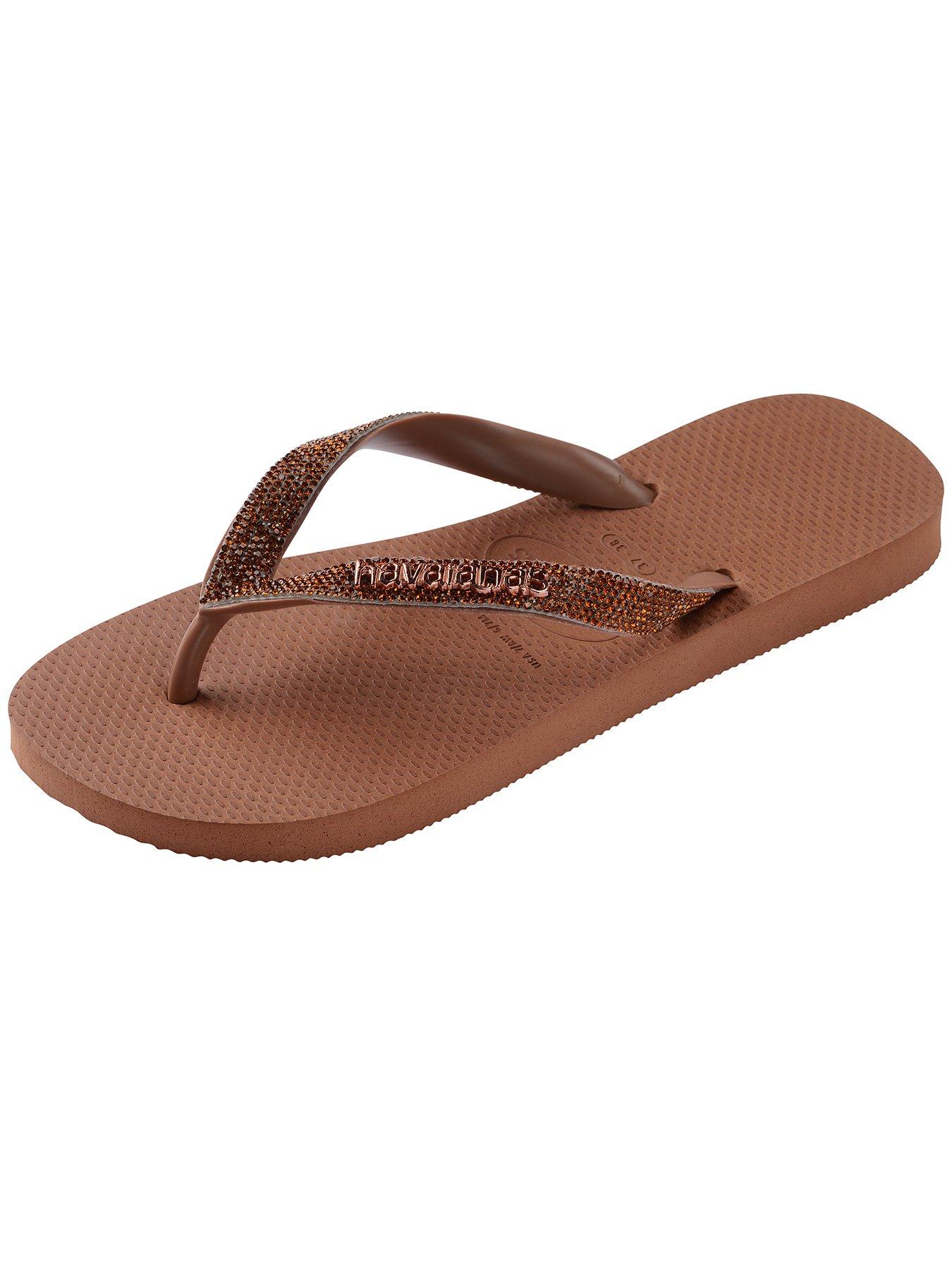 Image 6 of 6 of Havaianas Top Glow Flip Flop - Rust
