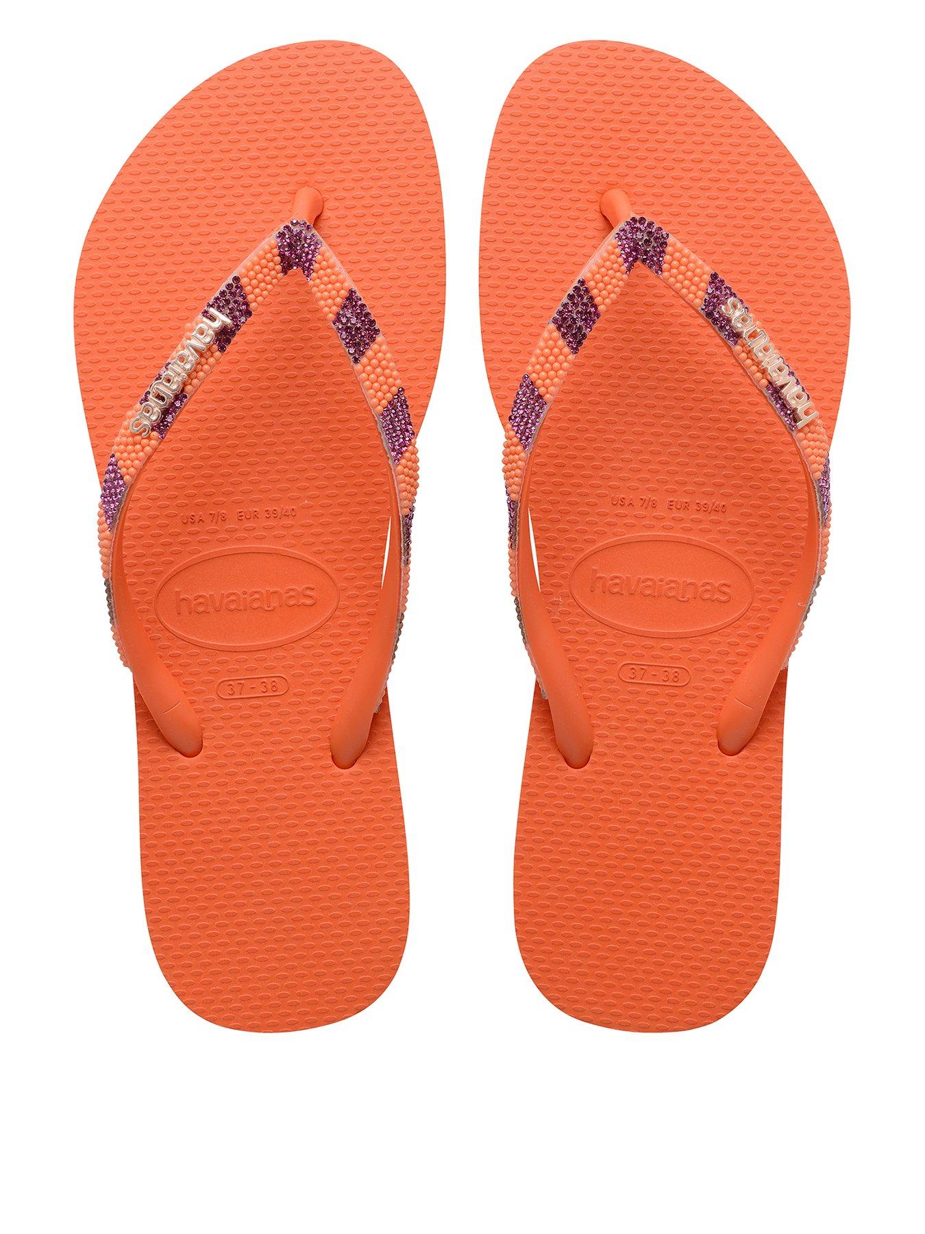 Havaianas Slim Glow Flip Flop - Sunset Orange