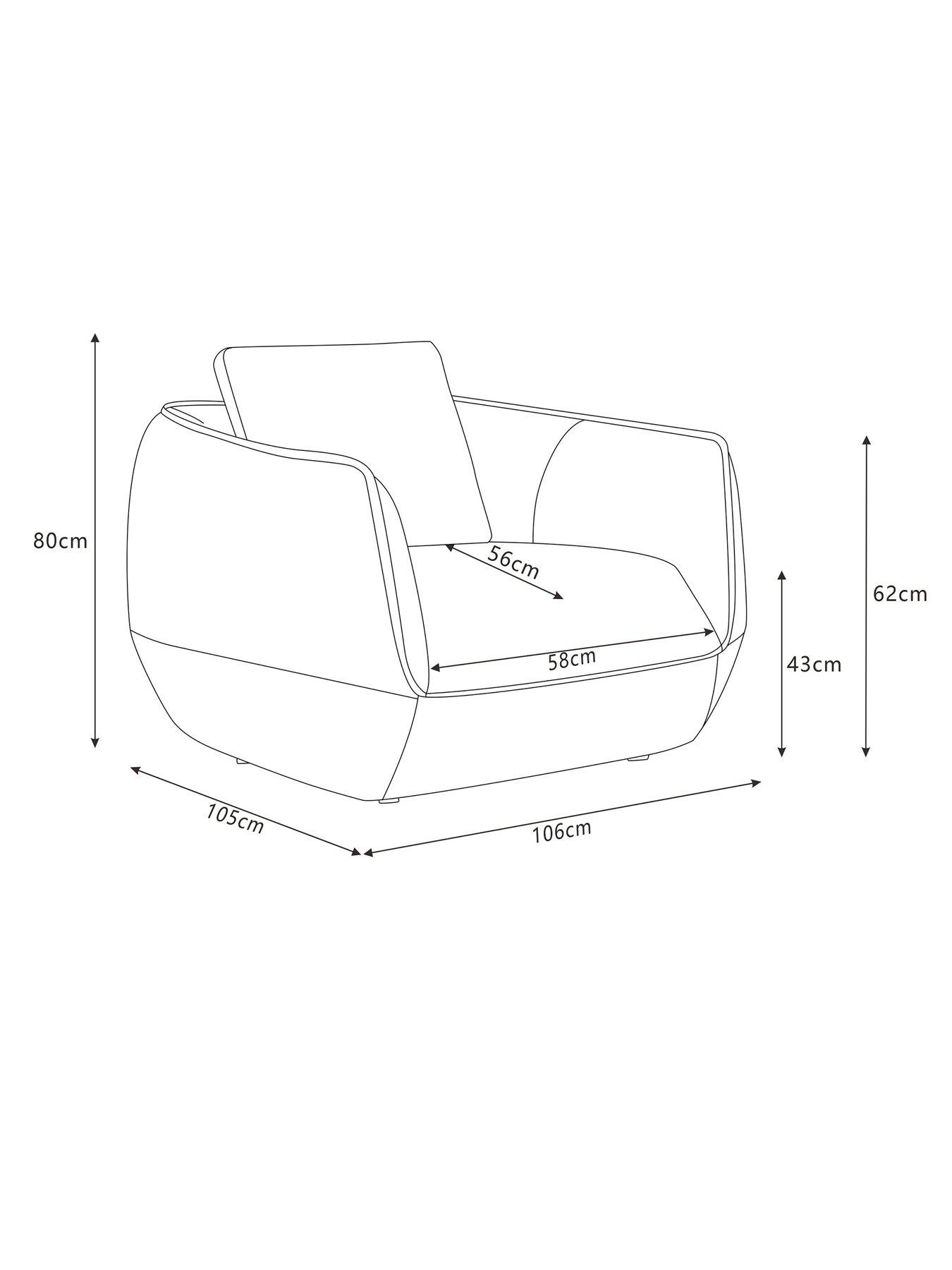 Image 7 of 7 of The Very Collection Gaia Fabric Chair