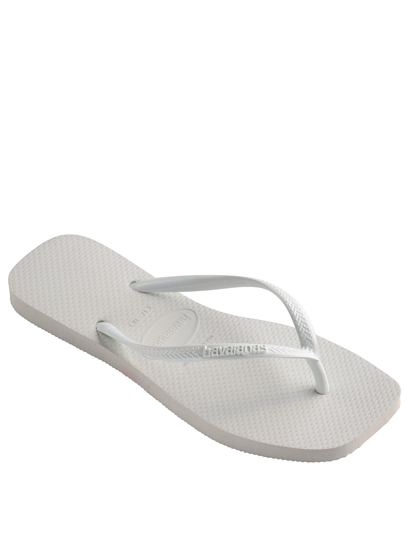 Image 2 of 5 of Havaianas Slim Square Flip Flop - White
