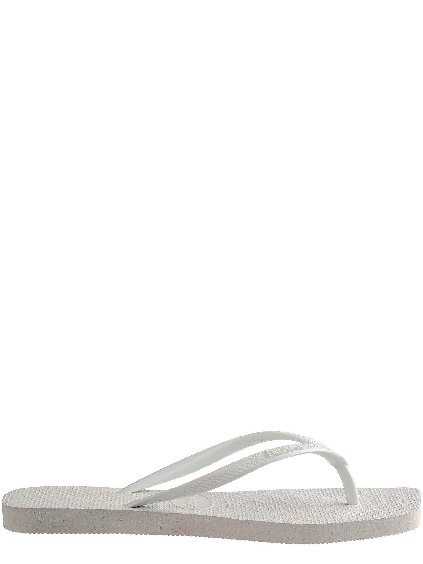 Image 4 of 5 of Havaianas Slim Square Flip Flop - White