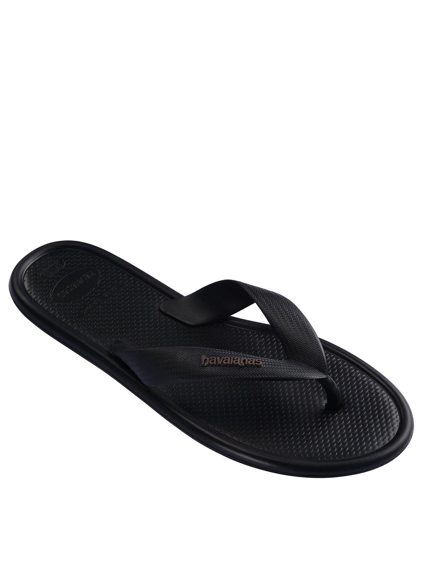stillFront image of havaianas-puffed-up-flip-flop-black