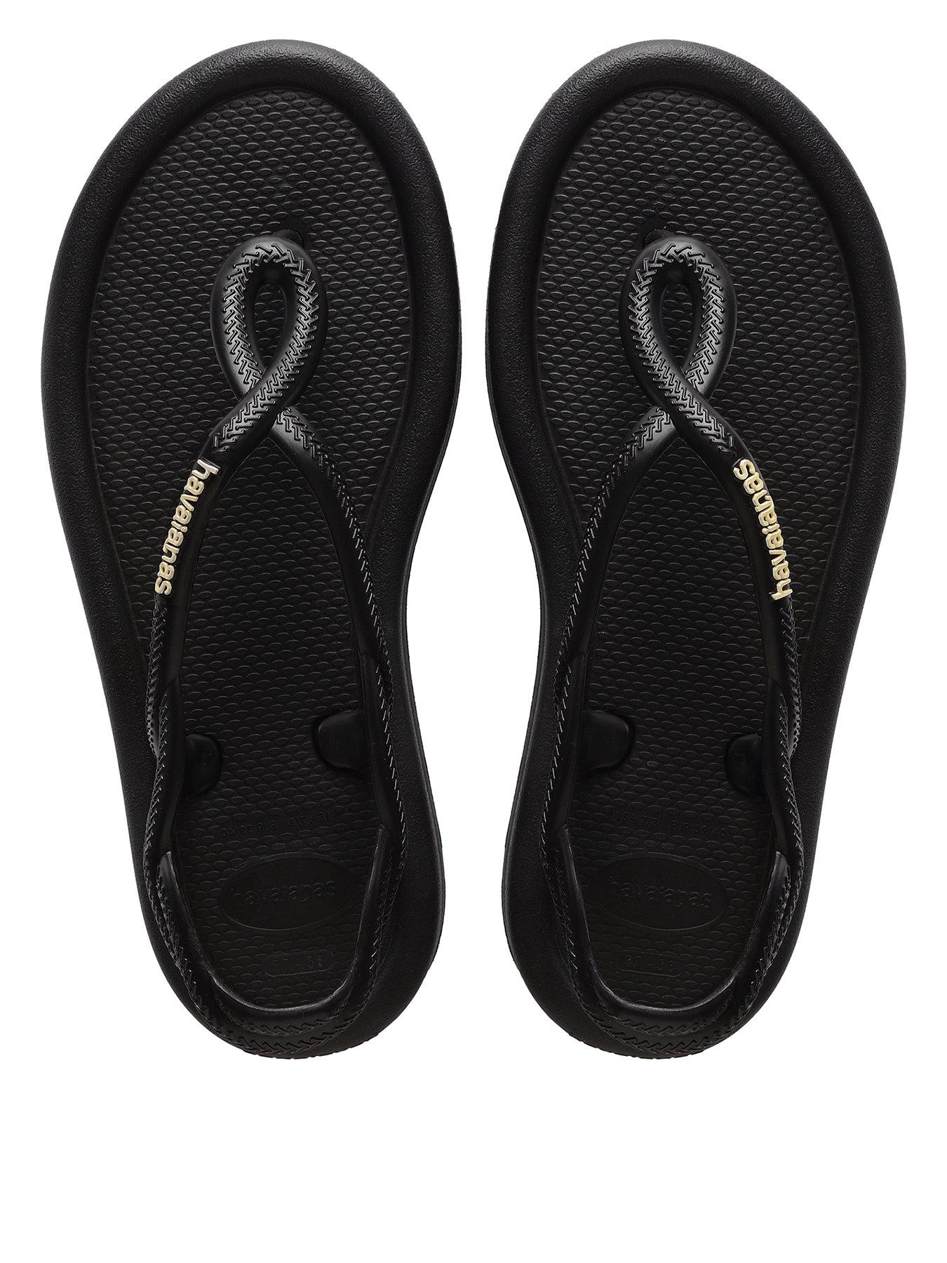 Havaianas Luna Puffed Up Flip Flop - Black