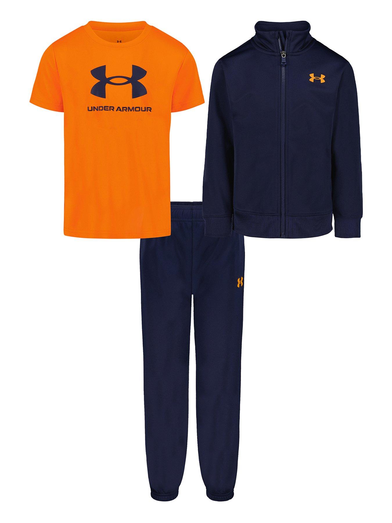 Image 1 of 2 of UNDER ARMOUR Boys Training 3pc Brawler Set - Orange