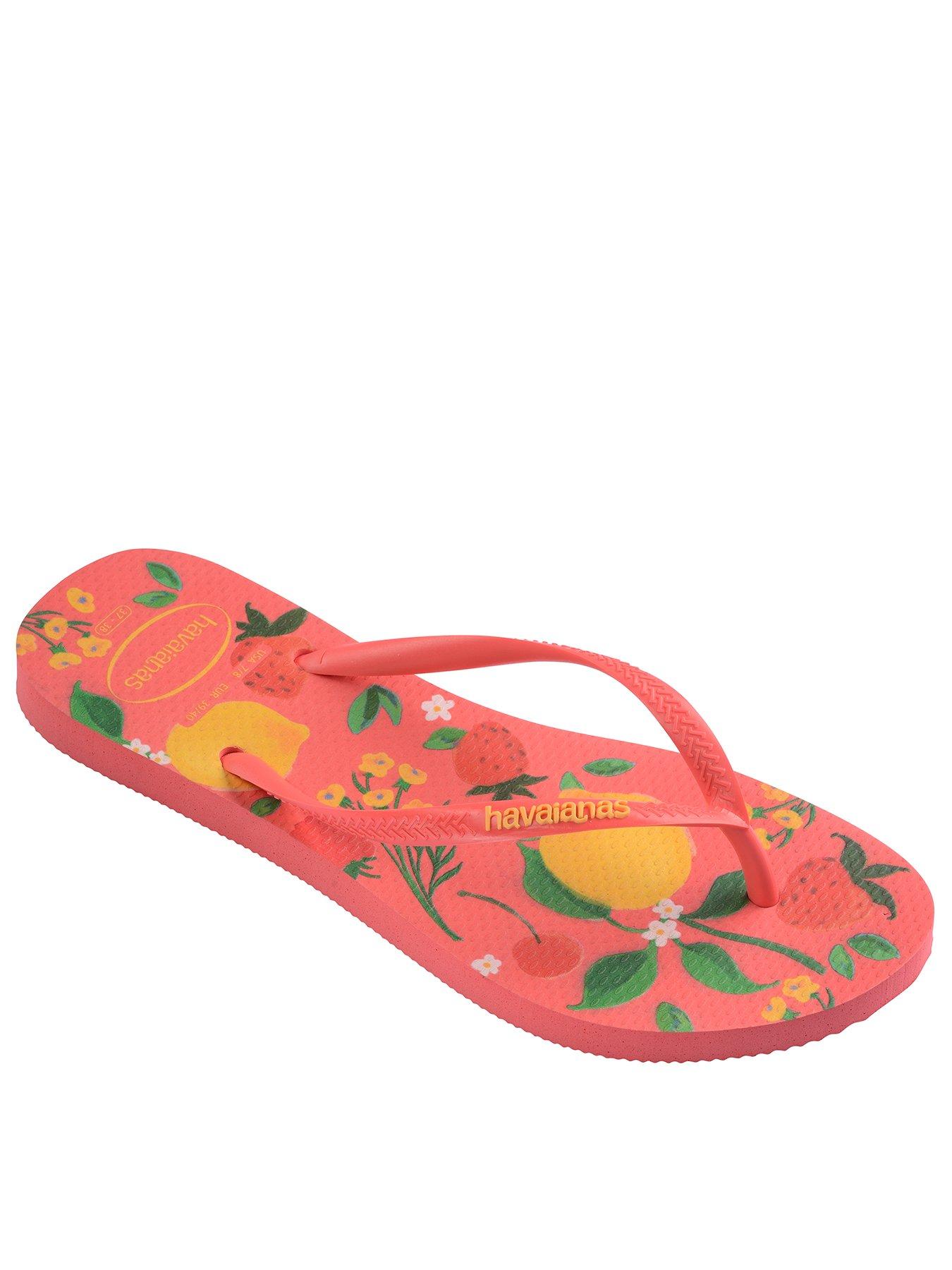 Image 2 of 7 of Havaianas Slim Summer Bliss Flip Flop - Tropical Coral