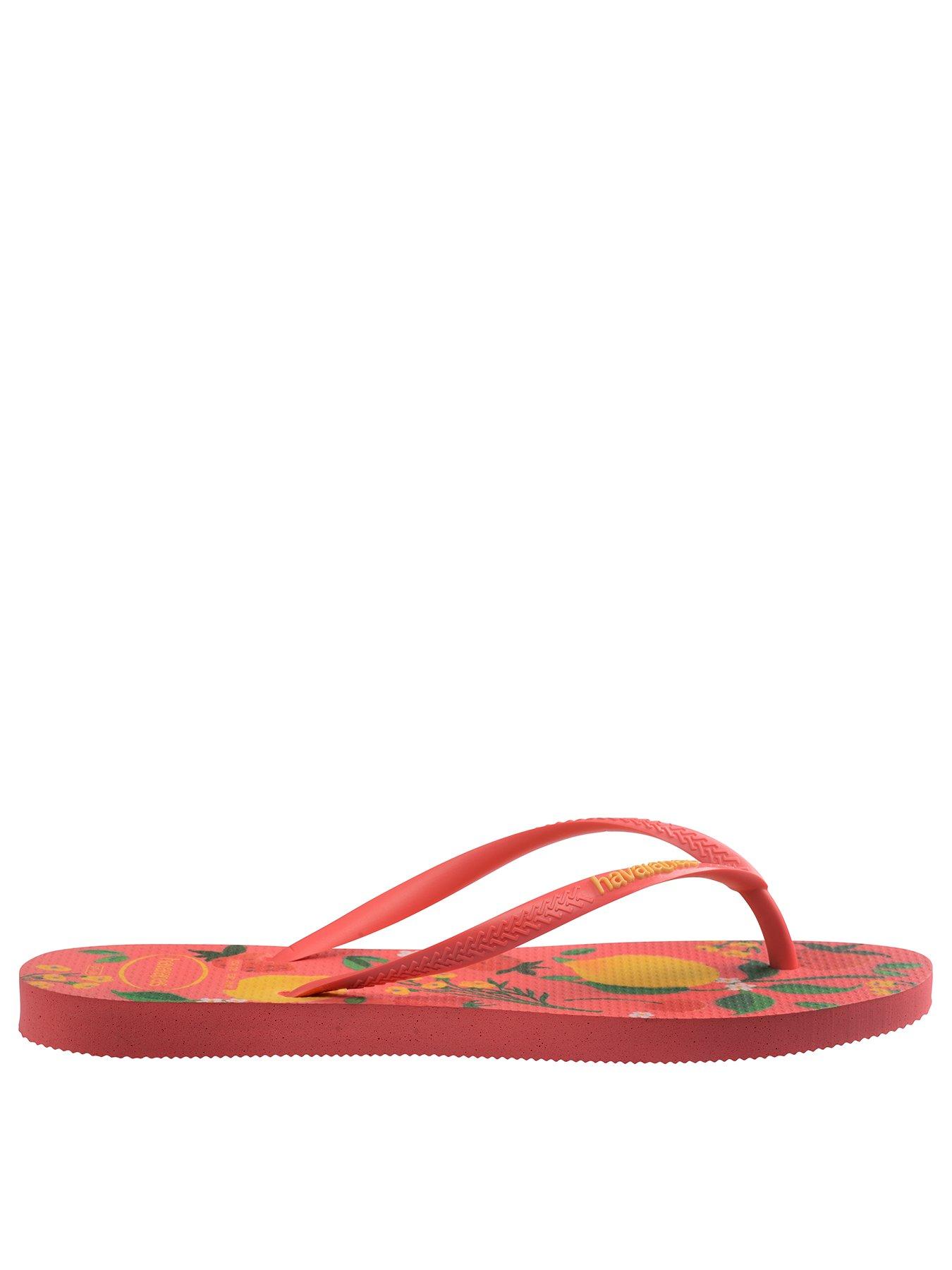 Image 4 of 7 of Havaianas Slim Summer Bliss Flip Flop - Tropical Coral