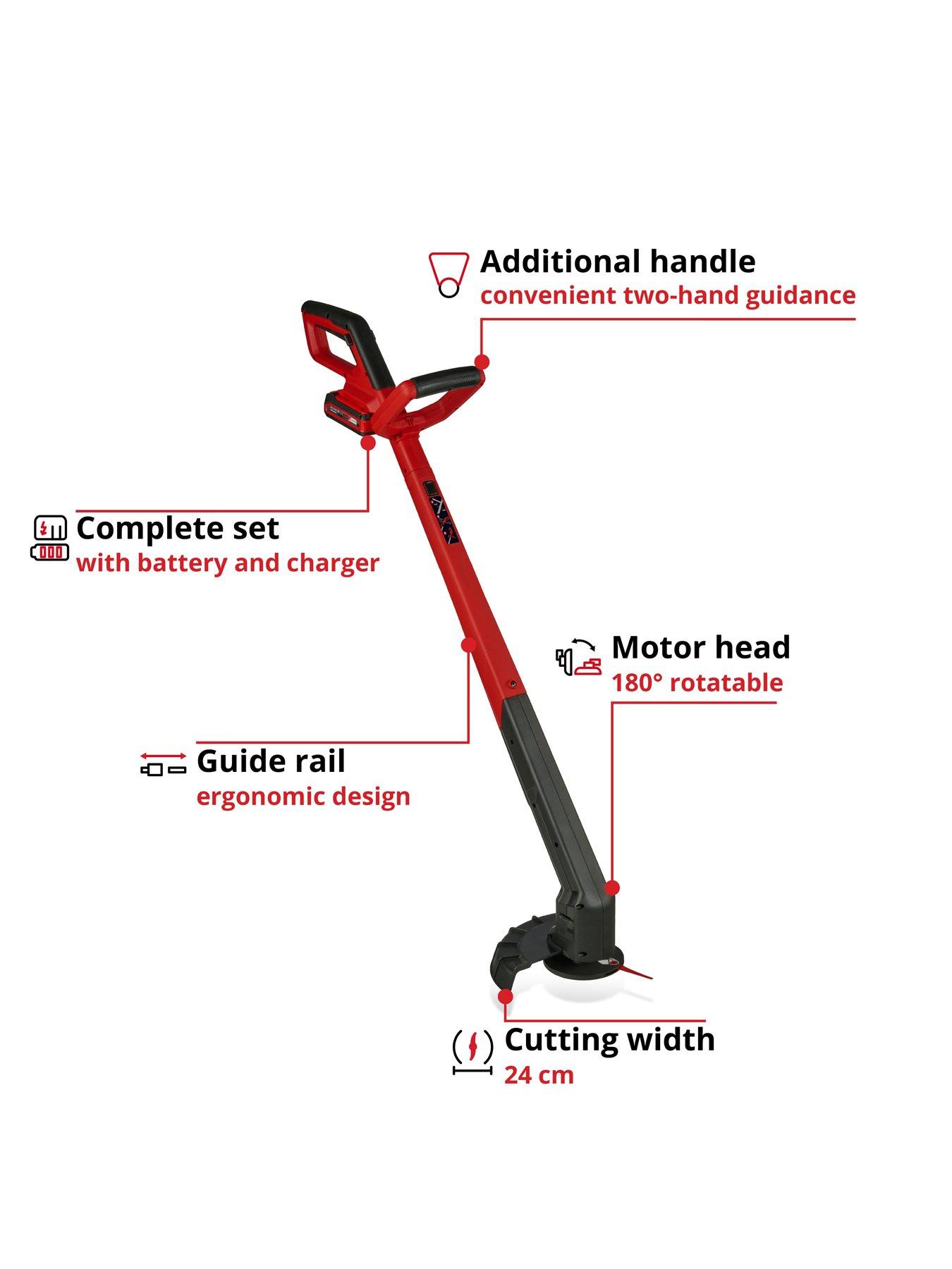 Image 2 of 7 of Einhell PXC 18V Cordless Grass Trimmer, 24cm Cutting Width, 1 x 2.5Ah