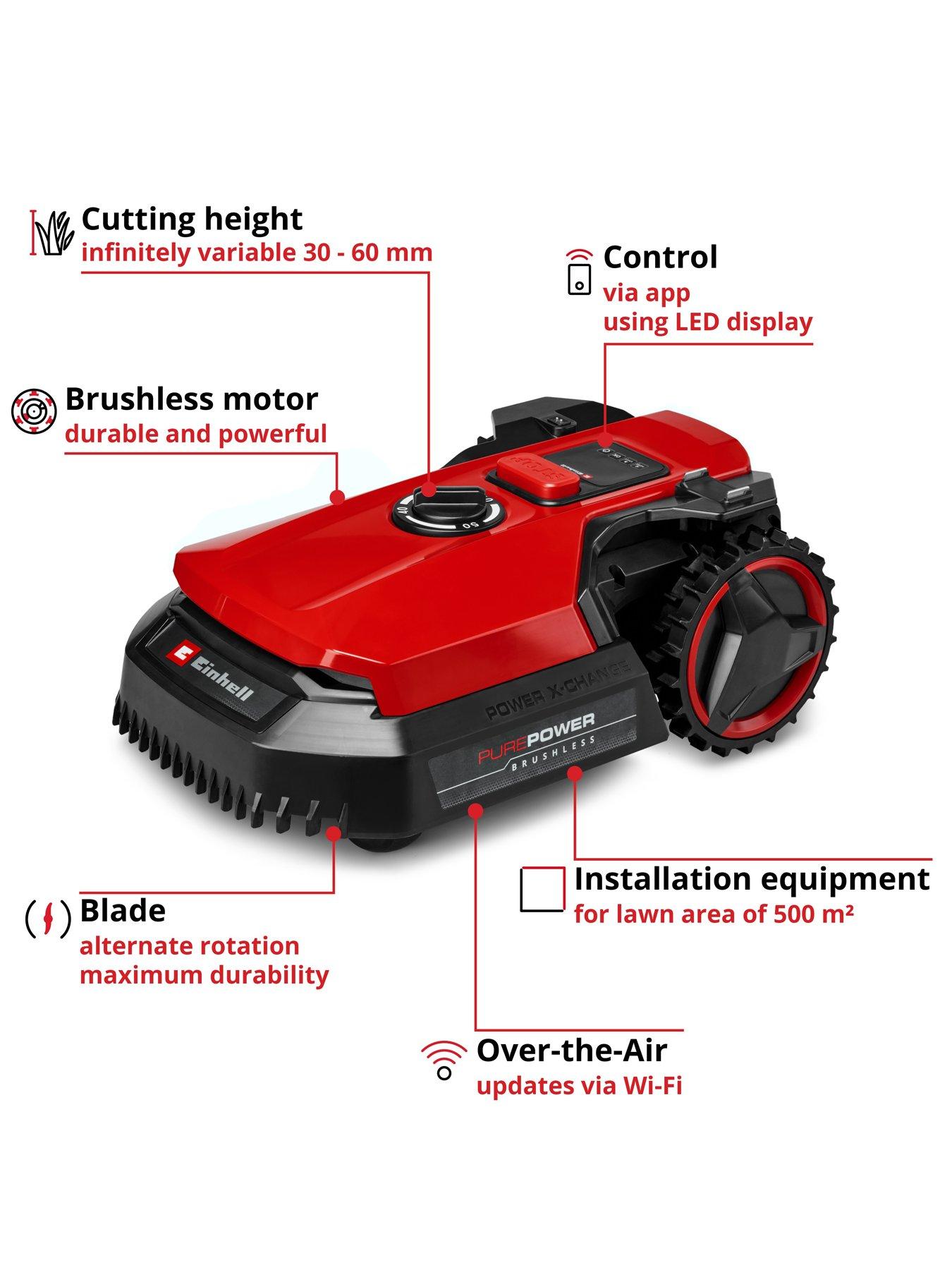 stillFront image of einhell-pxc-18v-robot-mower-18cm-cutting-width-1x-25ah