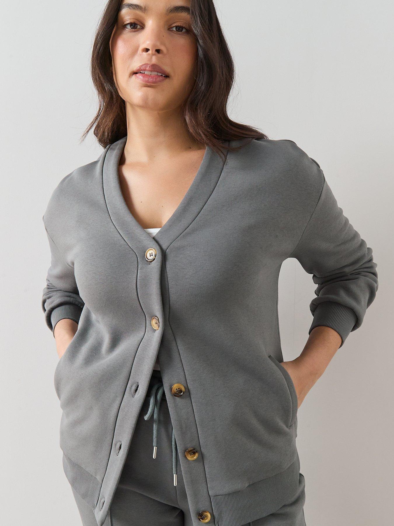 Image 5 of 7 of The Very Collection Curve Button Longline Cardigan