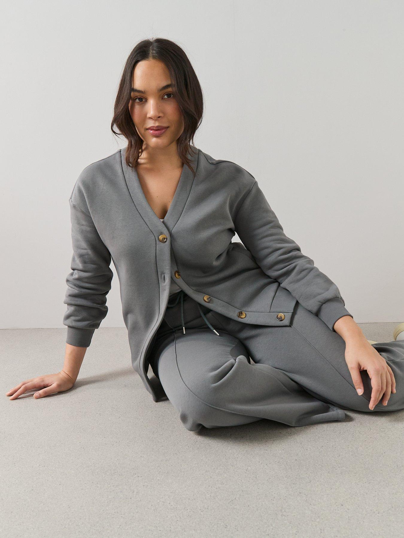 Image 6 of 7 of The Very Collection Curve Button Longline Cardigan