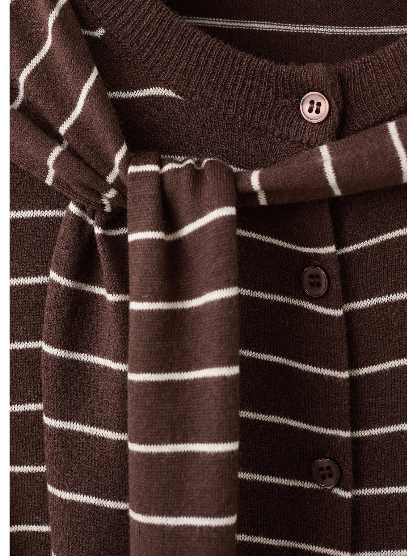 Image 6 of 7 of Mango Jersey Knit Waistcoat - Brown